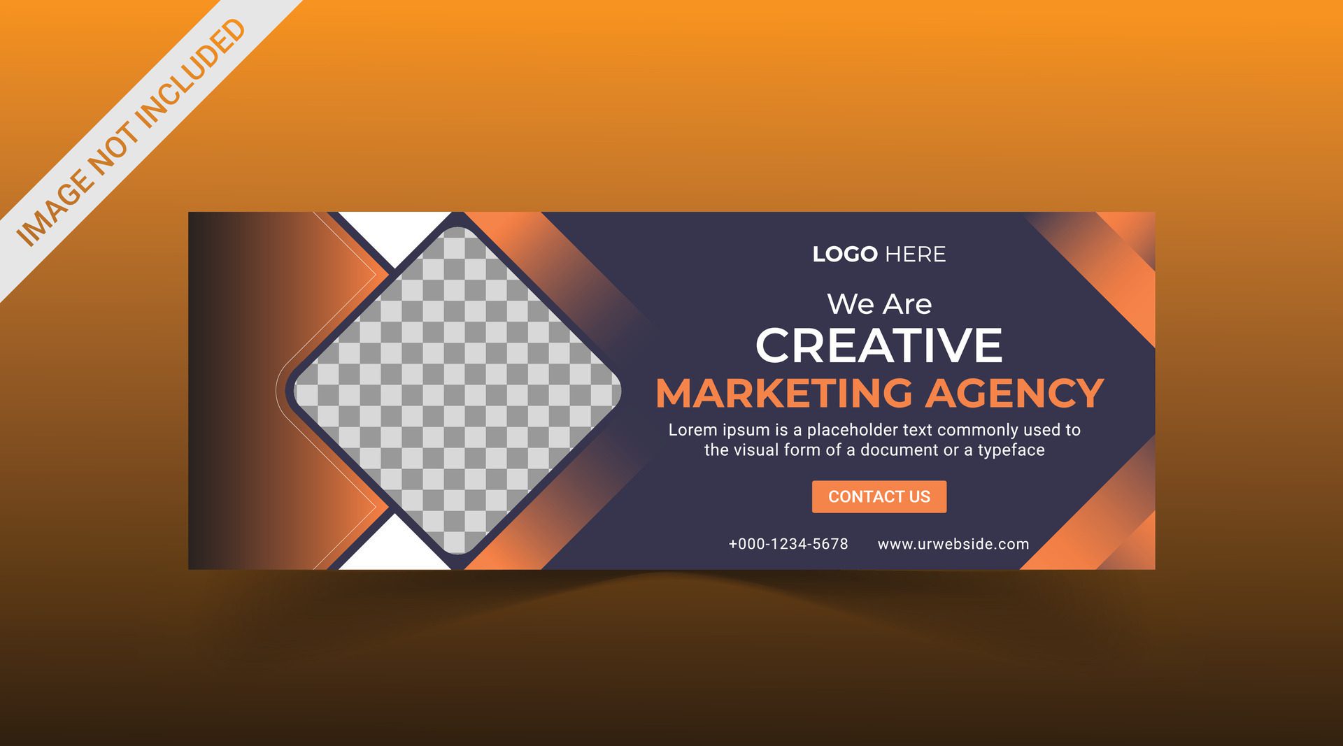 Marketing Social media cover banner, social media post, web banner, template Free Vector