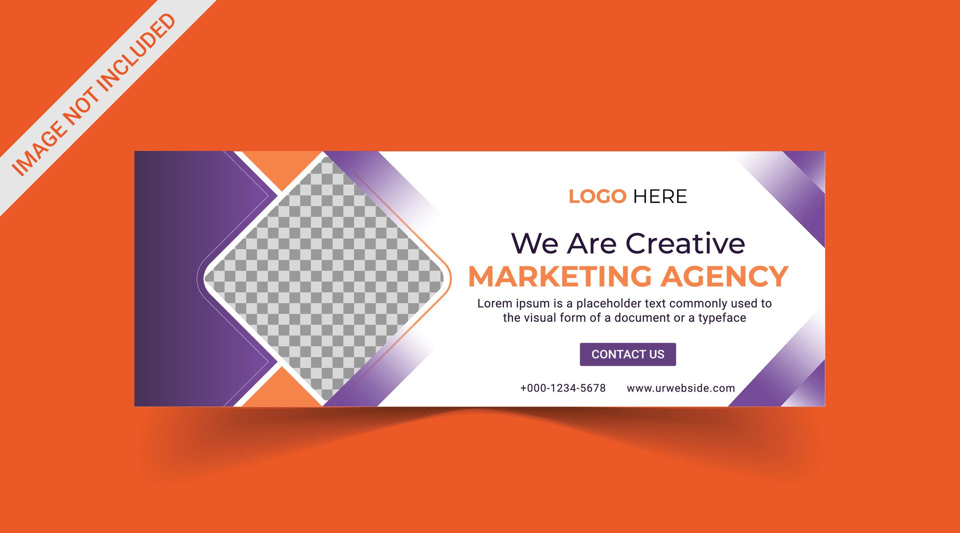 Marketing Social media cover banner, social media post, web banner, template Free Vector