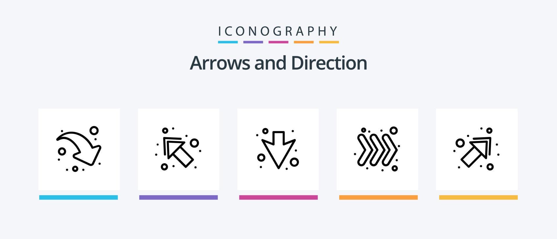 Arrow Line 5 Icon Pack Including . reload. arrow. arrows. share. Creative Icons Design Stock Free