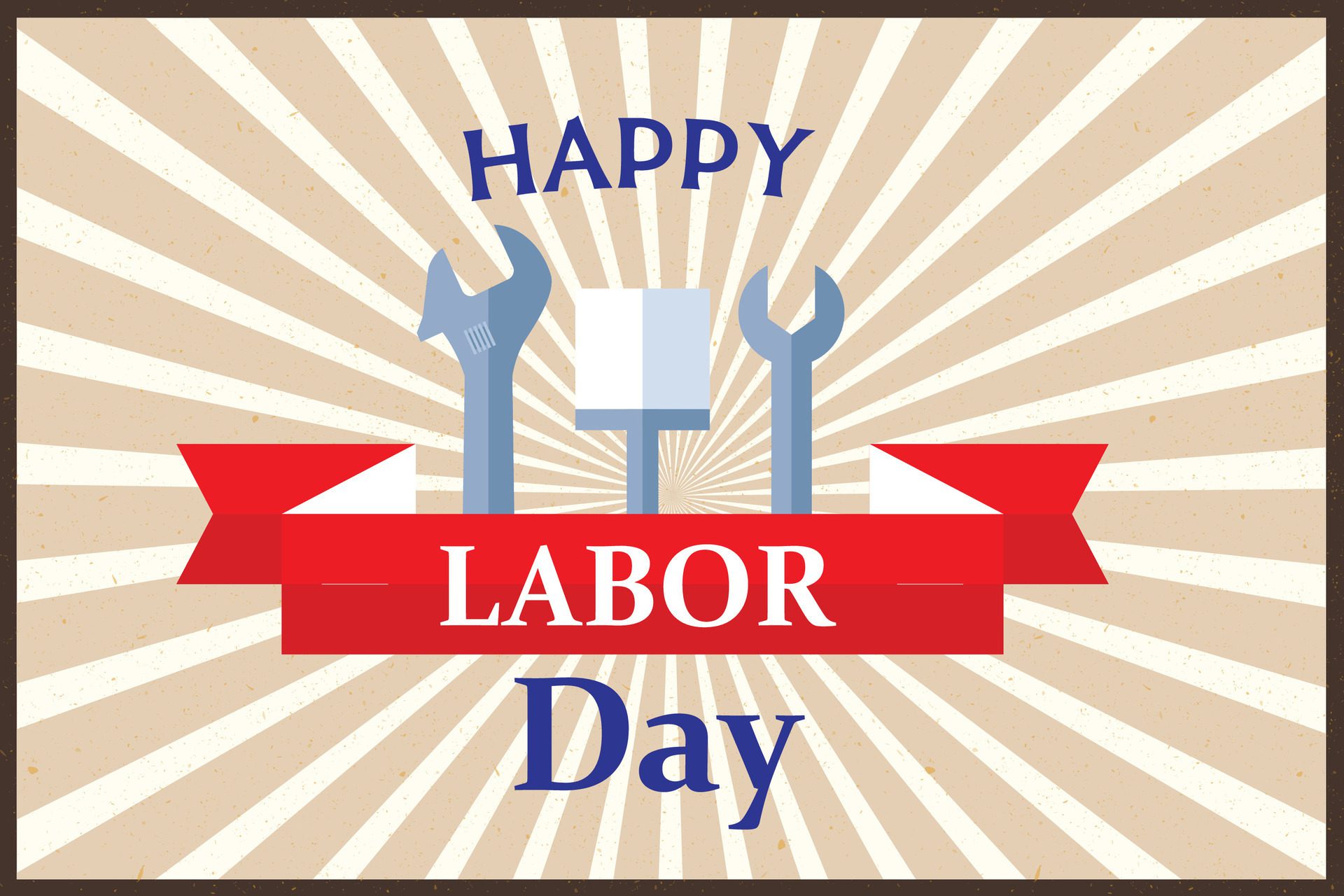 happy Labor Day On 1 May. Template for background, banner, card, poster. World labour day Free Vector