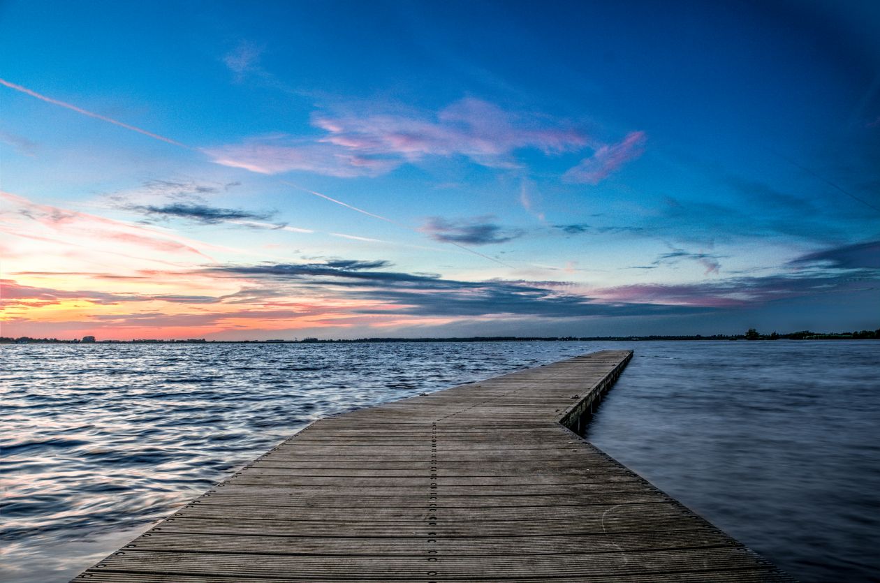 Pier Zuidlaardermeer Stock Free