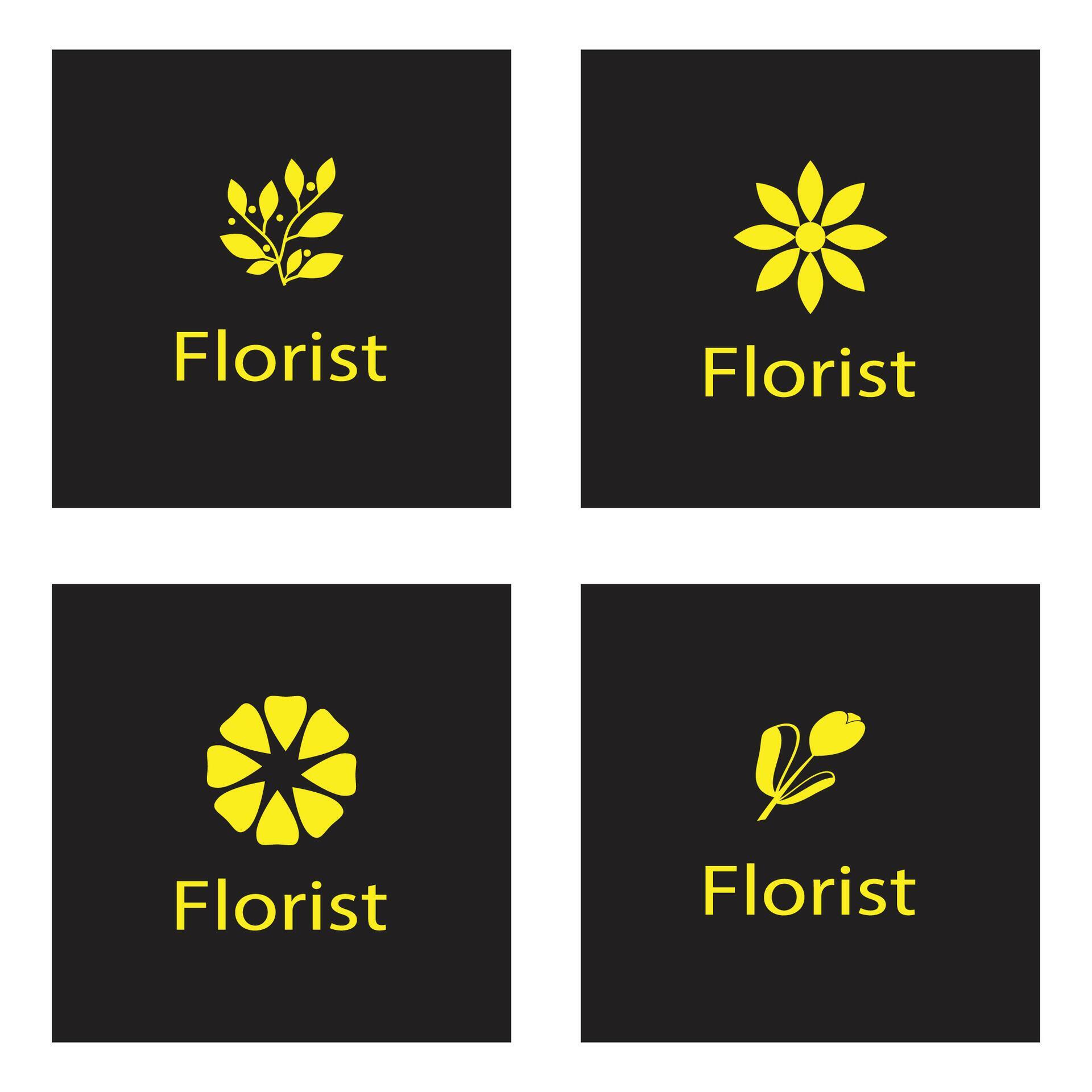 Beauty Florist botanical flower design Stock Free