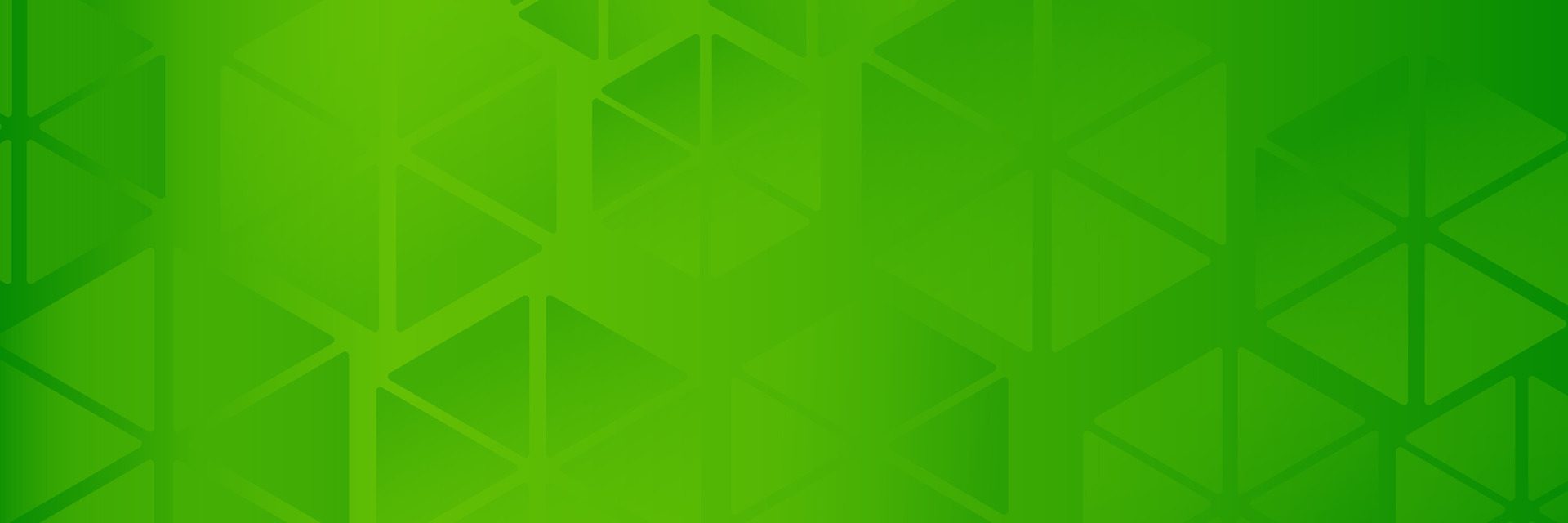 Abstract green gradient banner background with triangle and hexagonal composition. Futuristic background Free Vector