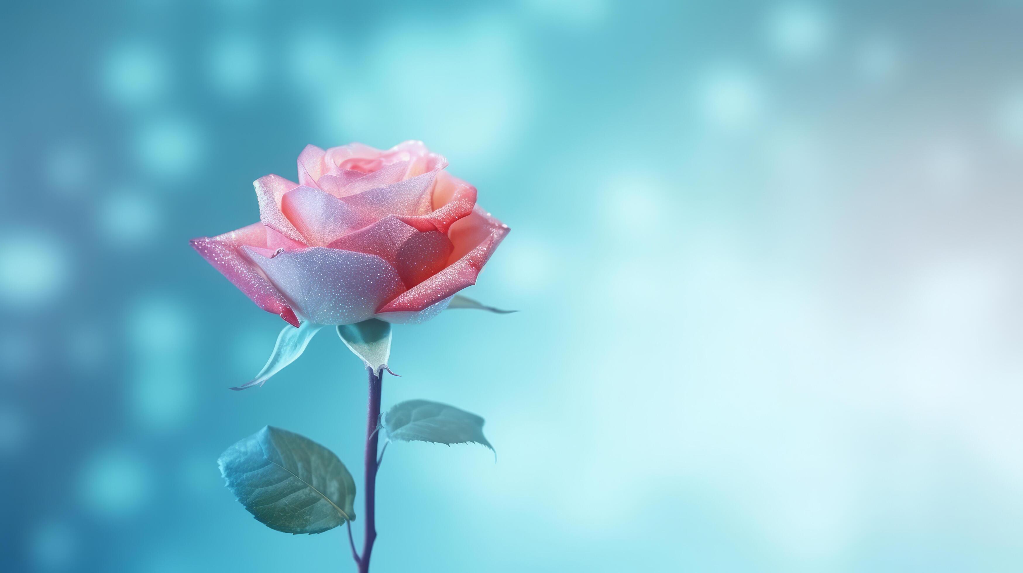 Rose flower background. Illustration Stock Free