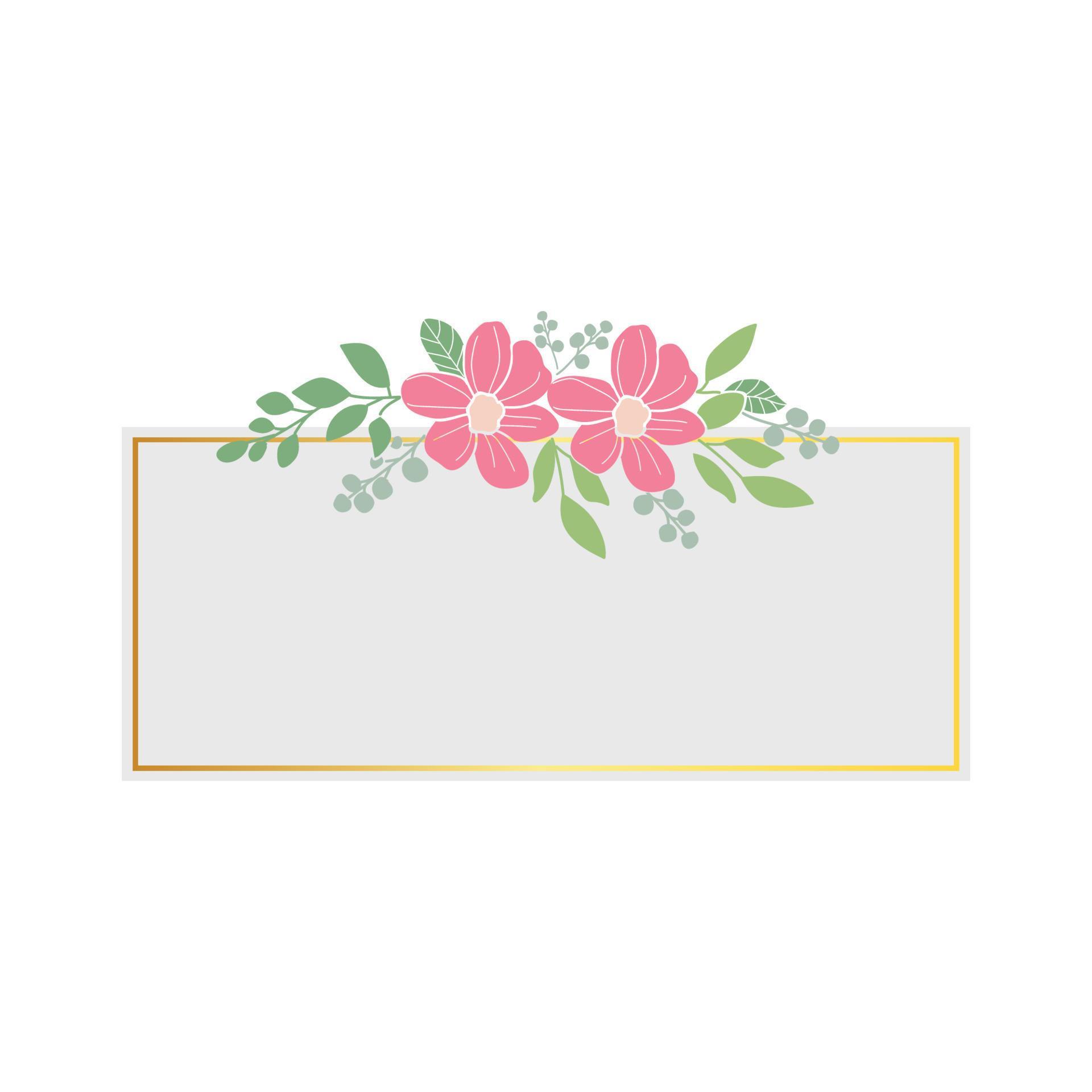 Collection of natural floral herbal art leaves flowers. Decorative beauty elegant illustration for hand drawn floral design Stock Free and Free SVG