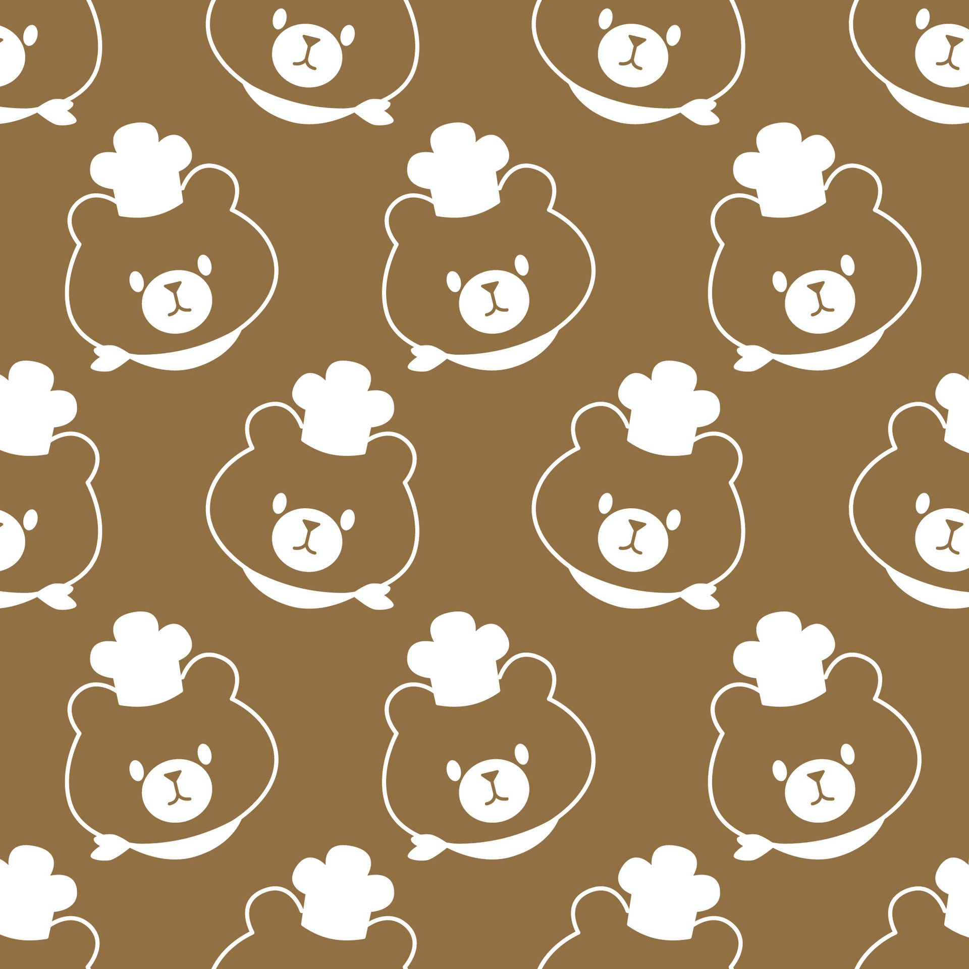 Bread bakery bear shop seamless pattern Free Vector