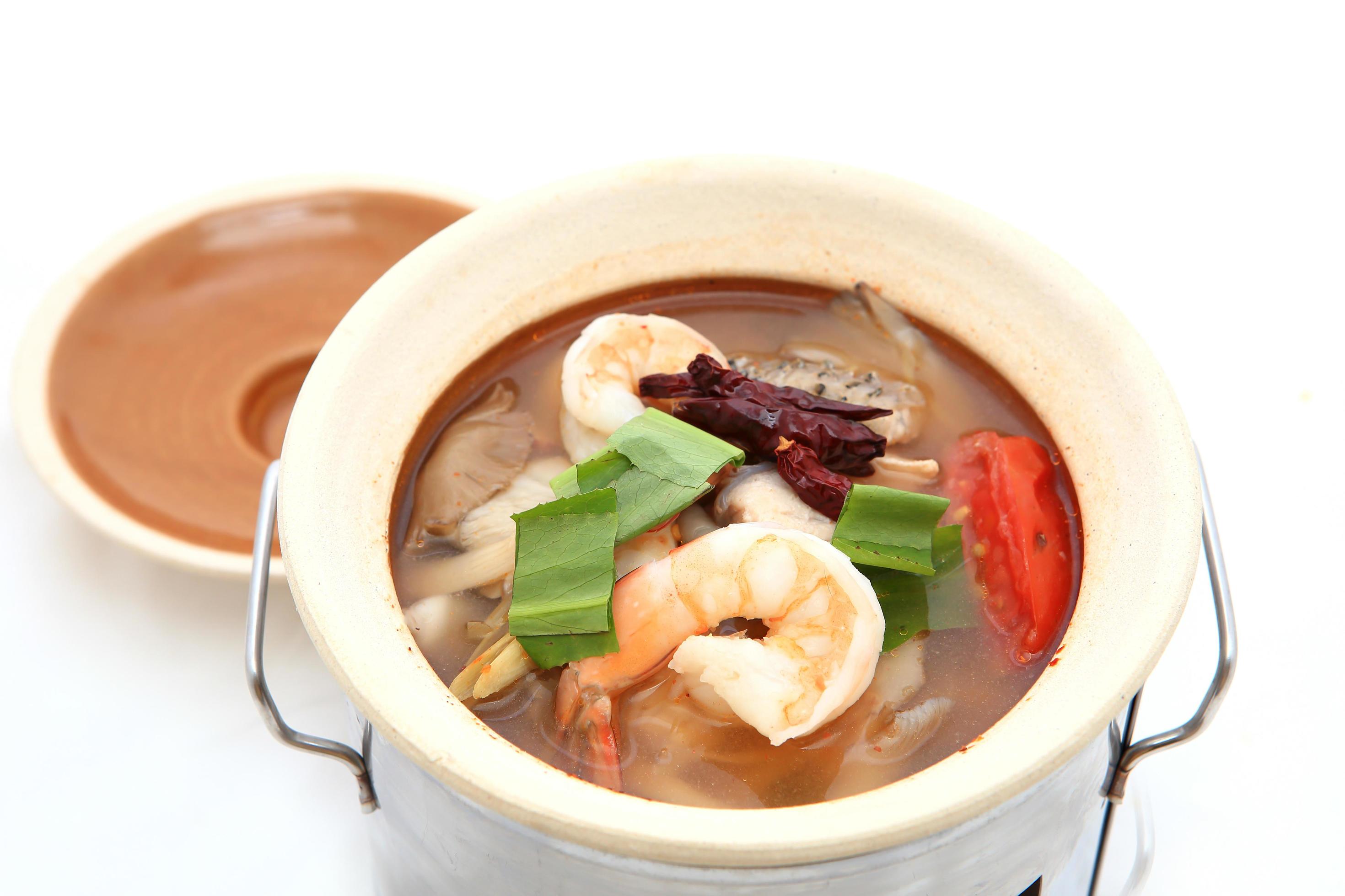 Thai Food Tom Yum seafood Stock Free