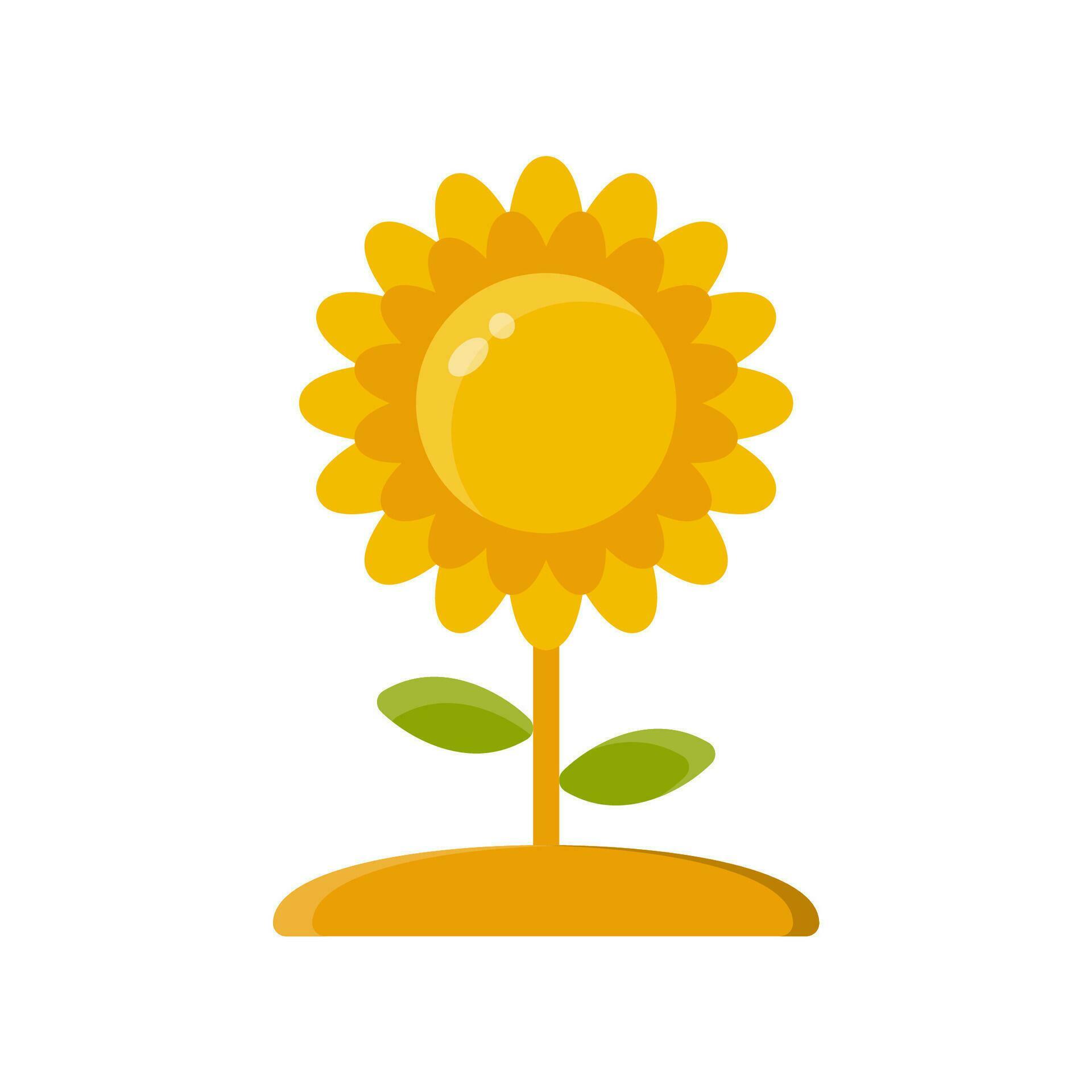 Flower icon vector or logo illustration style Stock Free