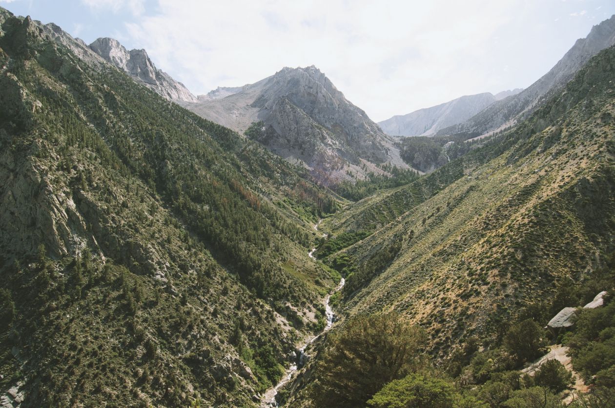 Mountains Green River Valley Forest Nature Stock Free