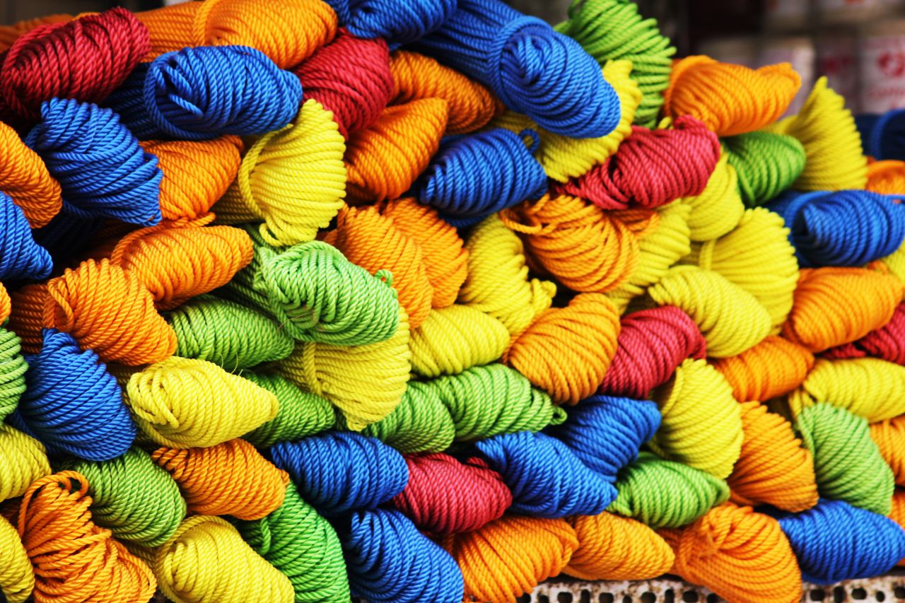 Colorful Ropes Stock Free