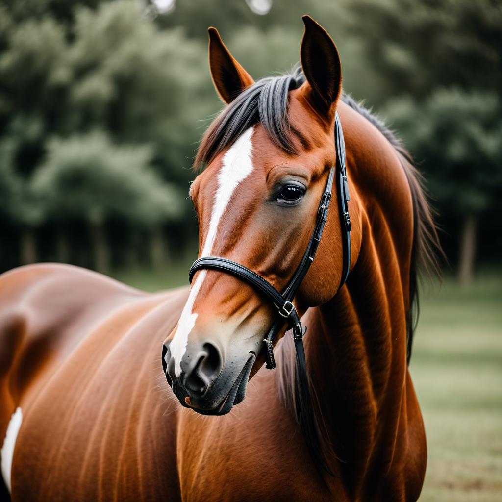 Realistic horse Portrait photography,Realistic by @ai_generated