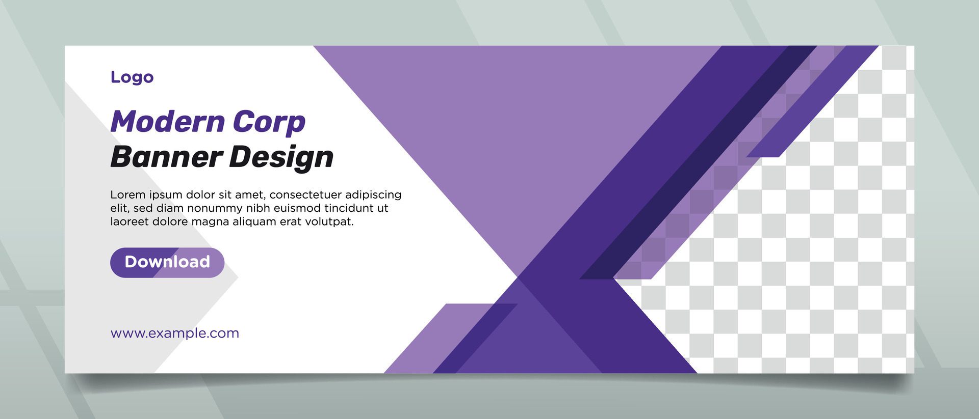 Creative and Simple Modern Style Banner Design Free Vector