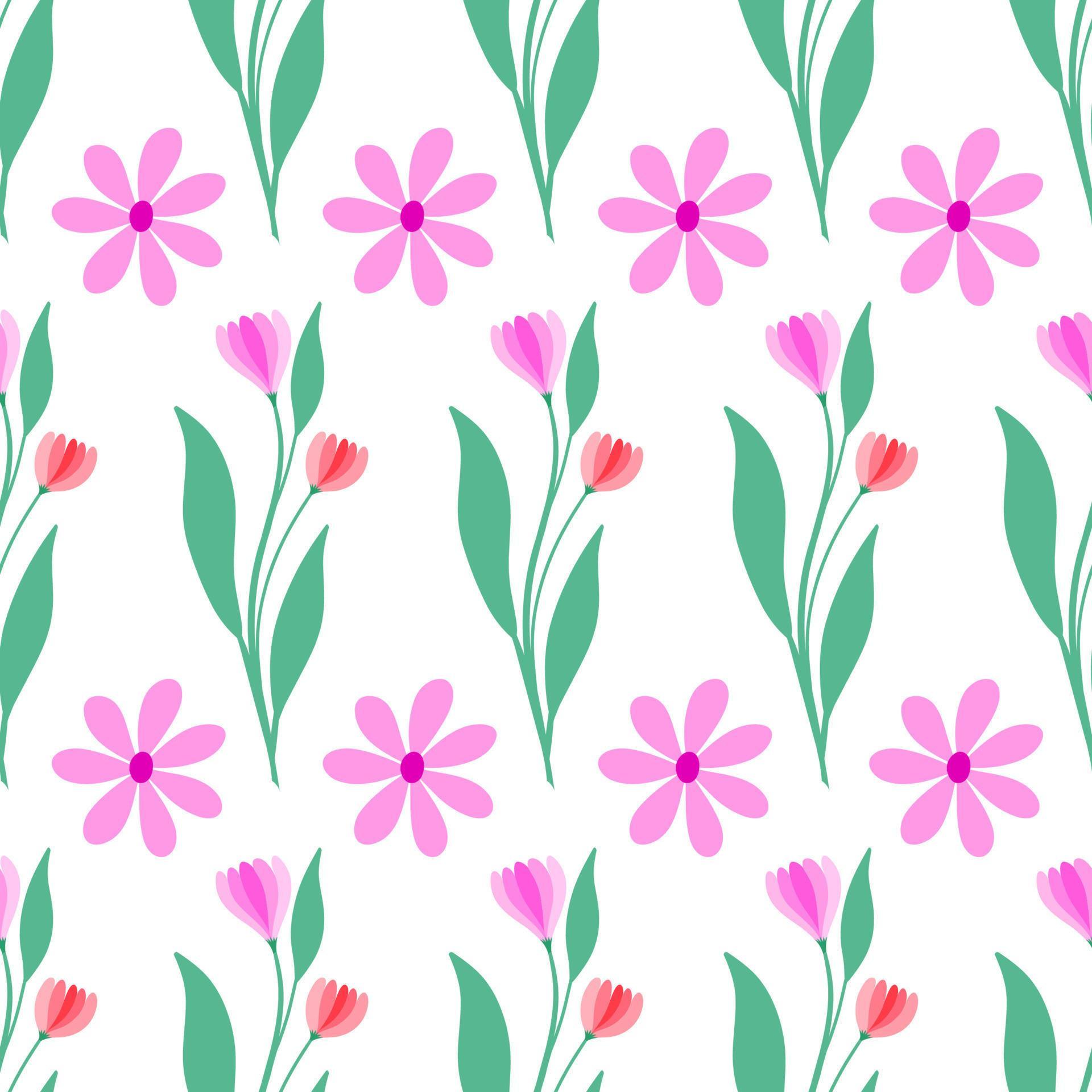 Summer floral seamless pattern. summer background illustration Stock Free