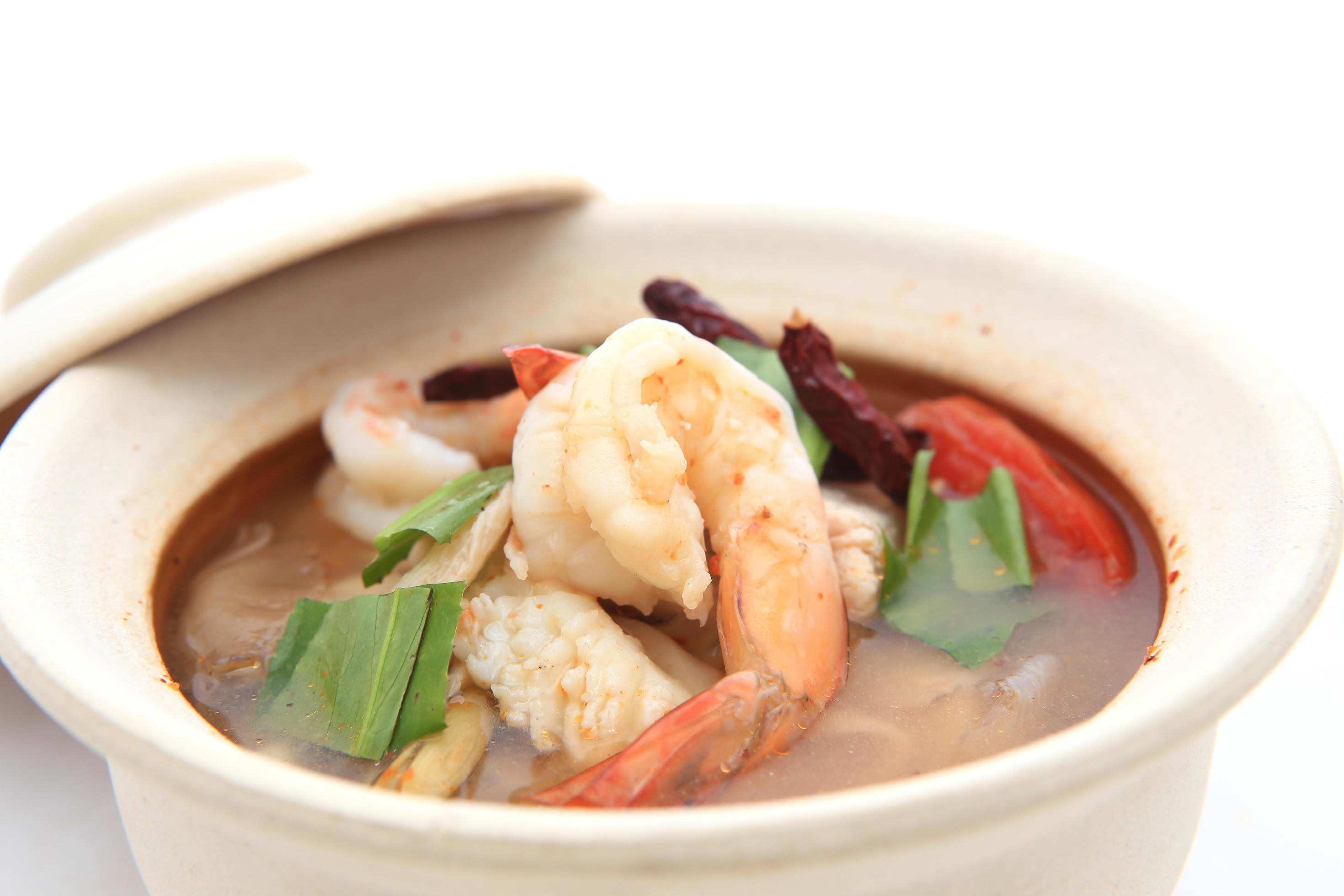 Thai Food Tom Yum seafood Stock Free