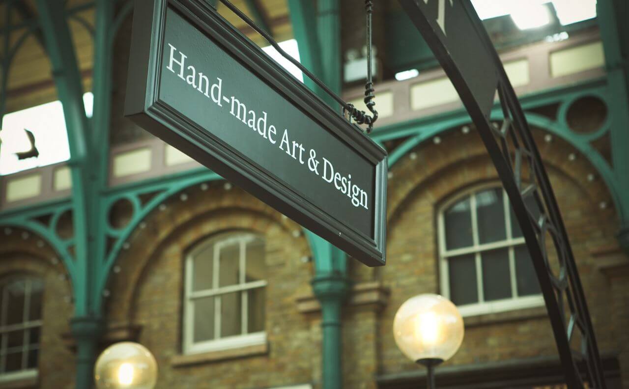 Hand Made Art Design Sign Stock Free