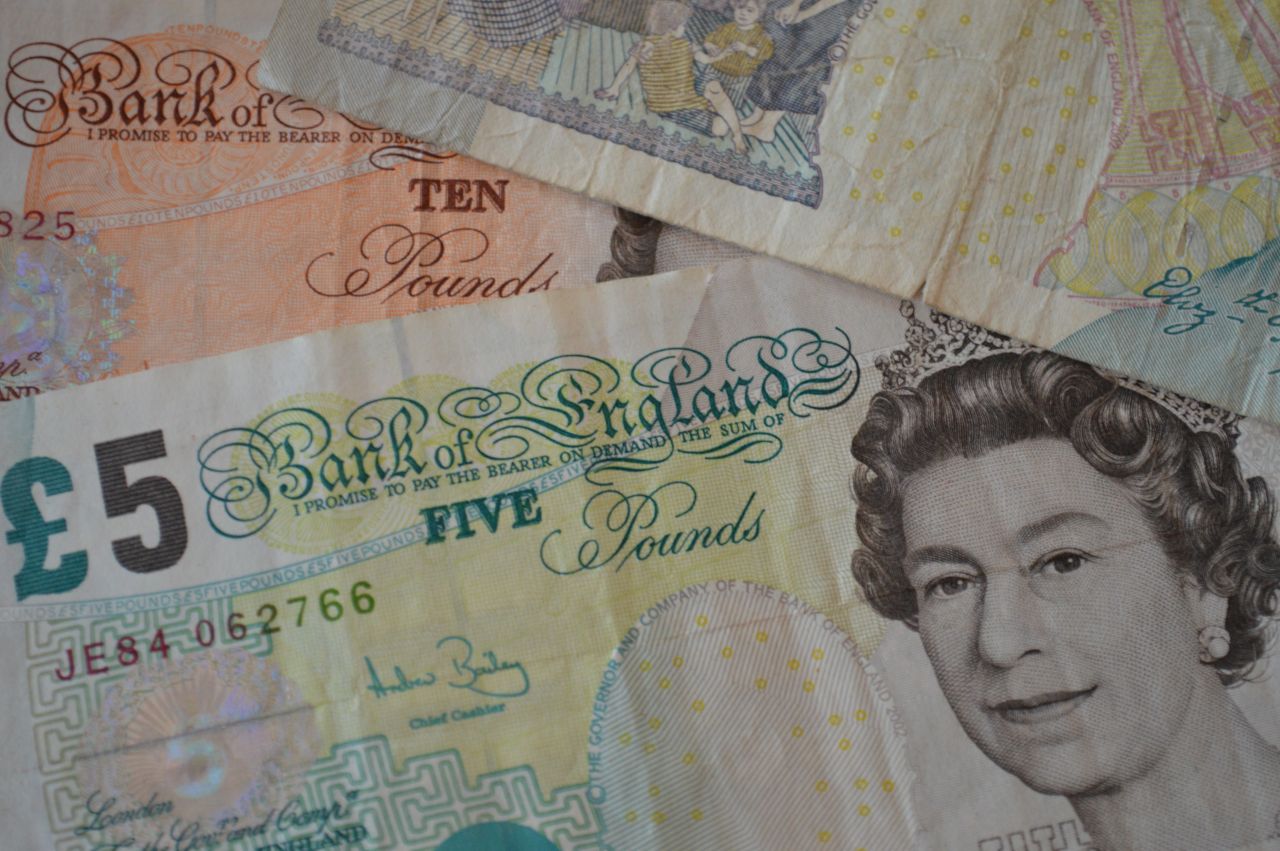 Pound Notes Stock Free