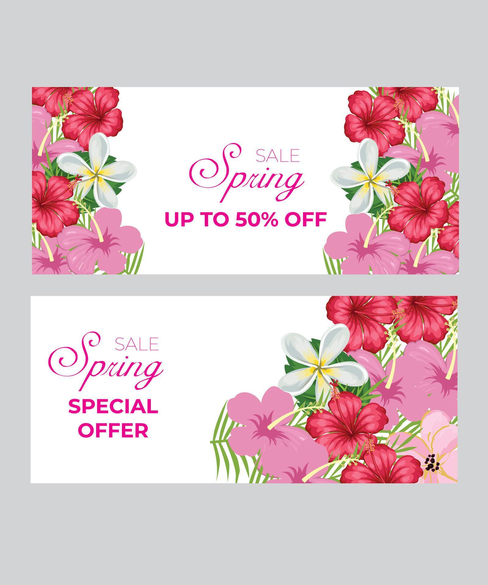 Wedding invitation card with pink flower vectors Stock Free