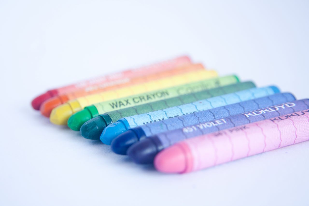 Wax Crayons Stock Free