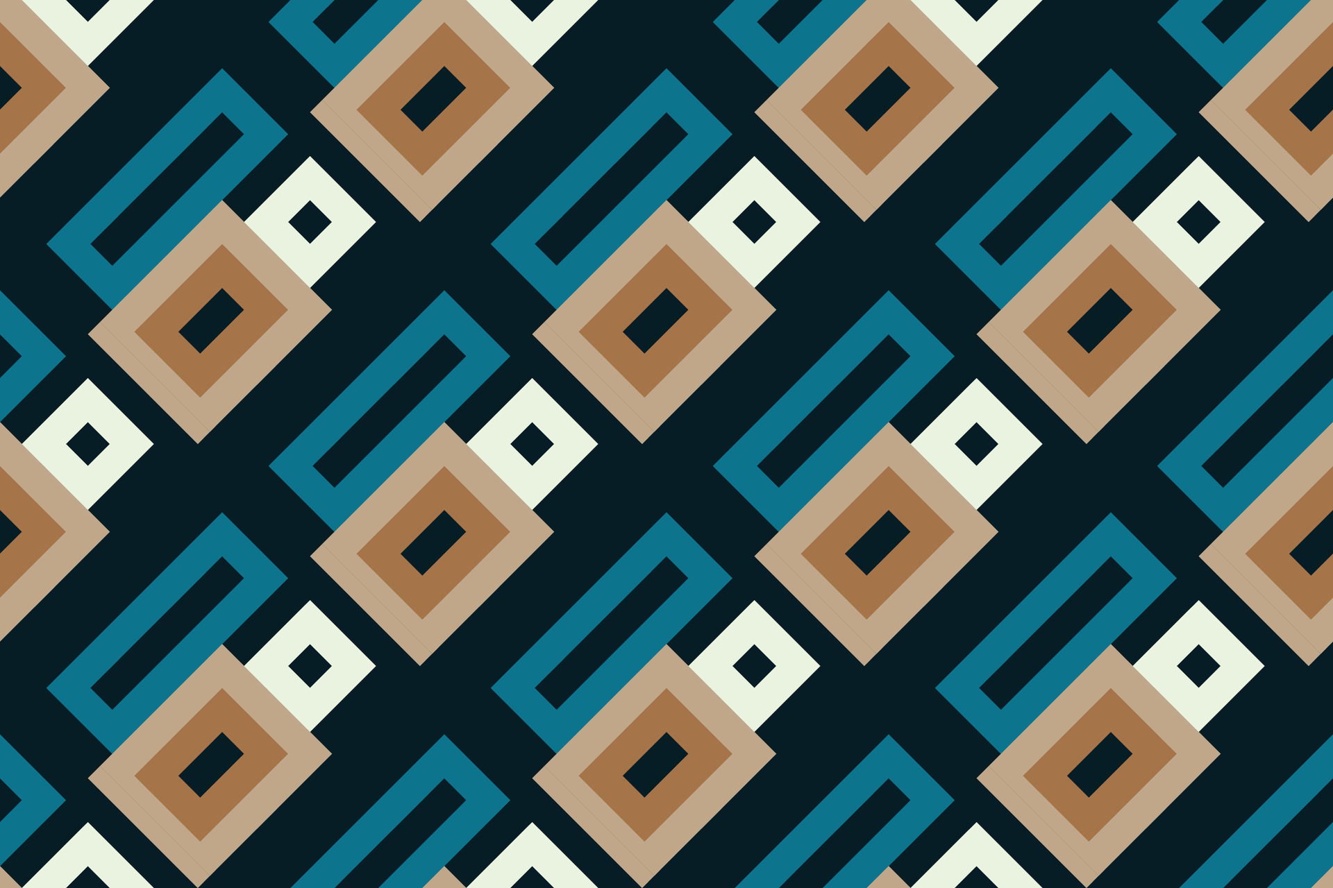 Geometric seamless pattern Free Vector