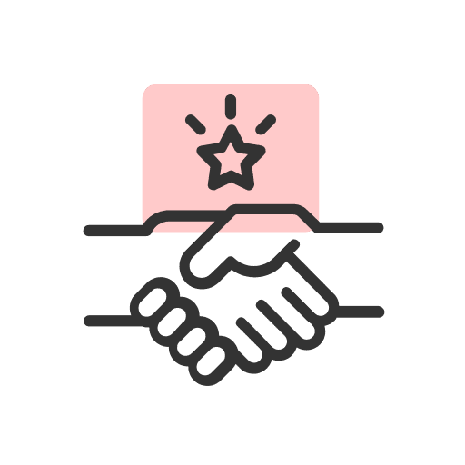 Partner, hand, gesture icon