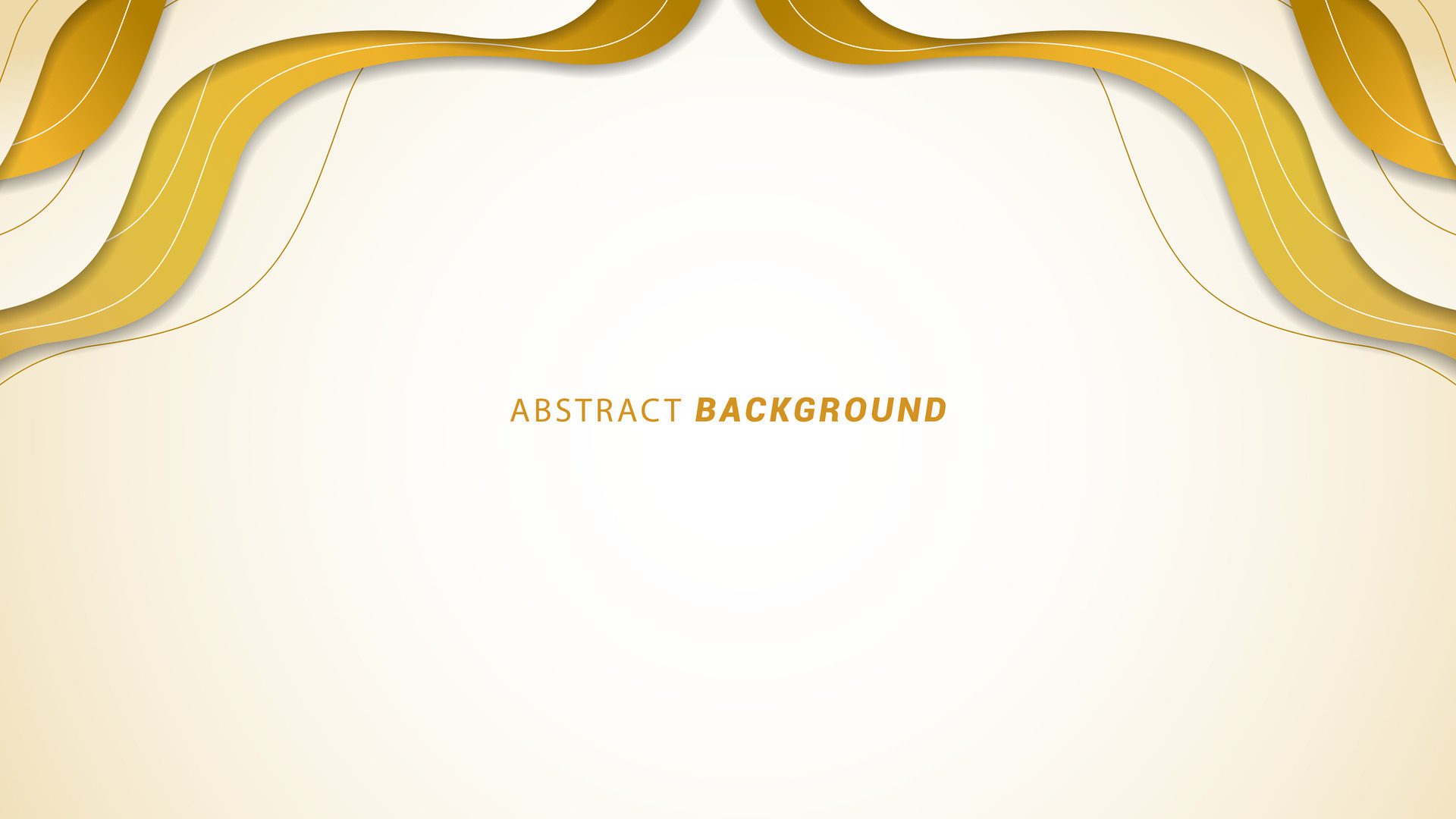 Vector illustration of a luxury abstract background with white and gold frames. Modern elegant background banner with lines. Free Vector