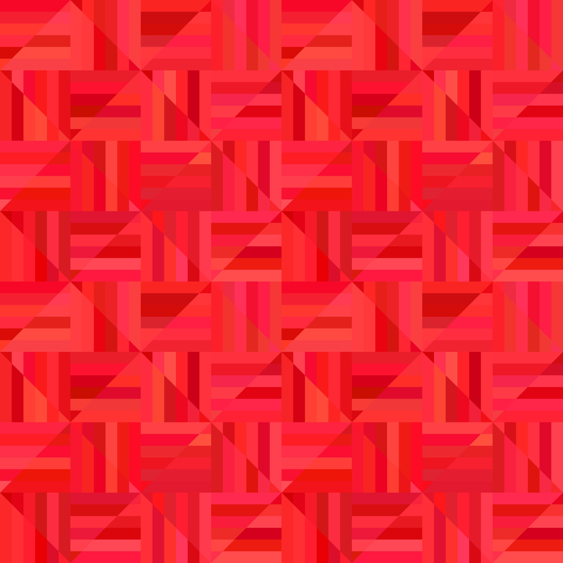 Red abstract striped square mosaic pattern background – repeatable graphic design Free Vector