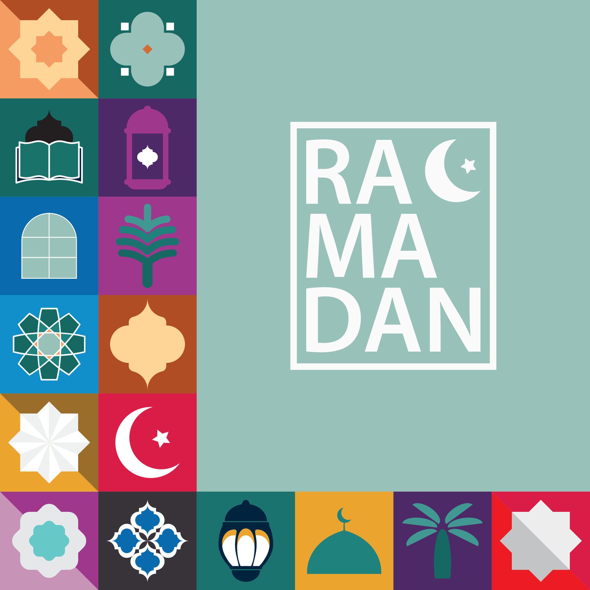 Ramadan Kareem,Islamic greeting card template with ramadan for wallpaper design,poster, media banner. Free Vector