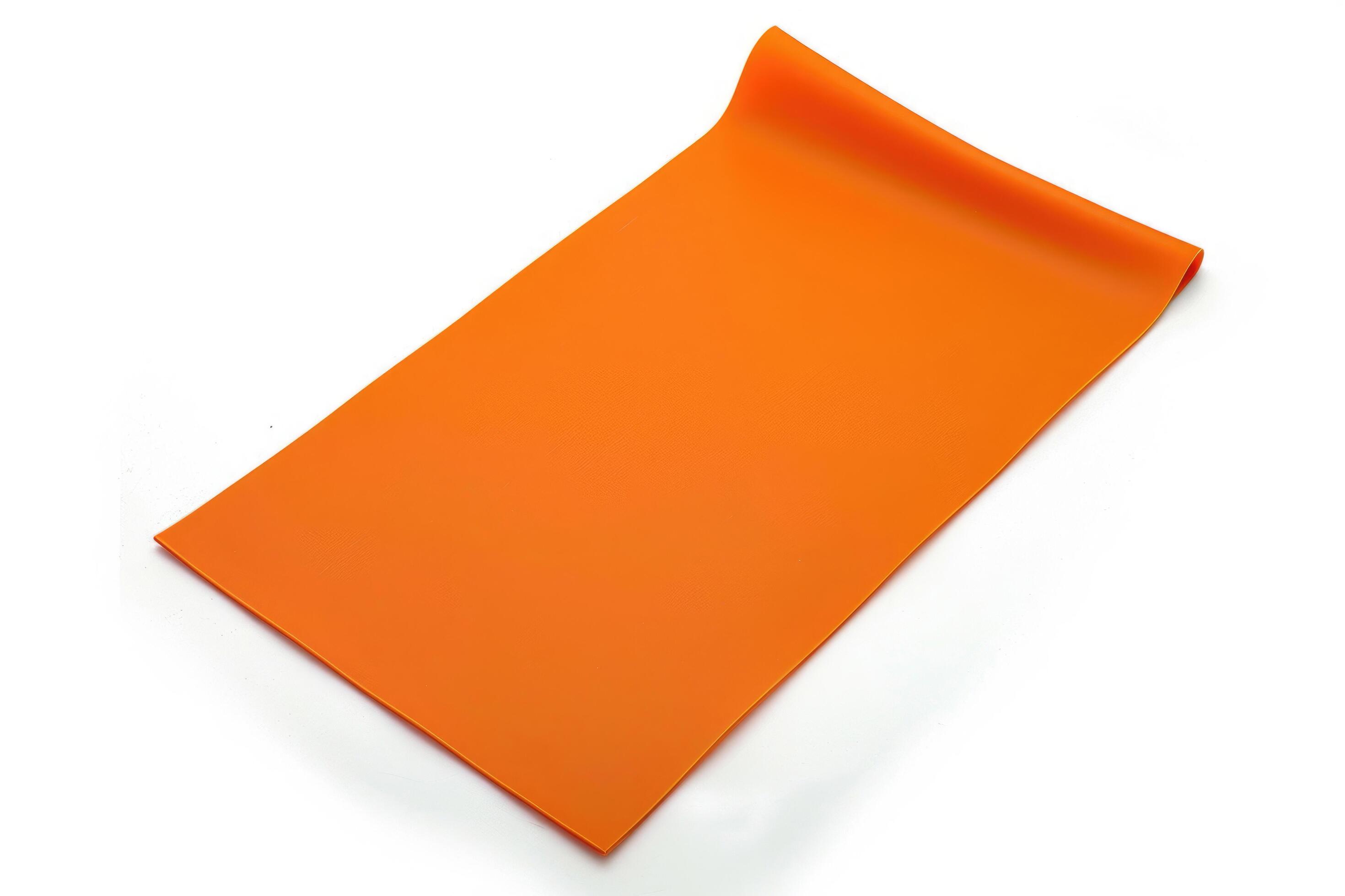 Silicone baking mat on a white background. Stock Free