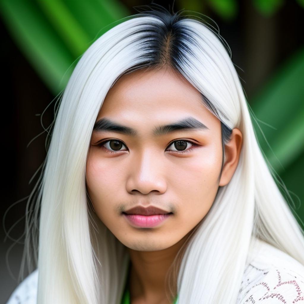 Indonesian man with beautiful by @ai_generated