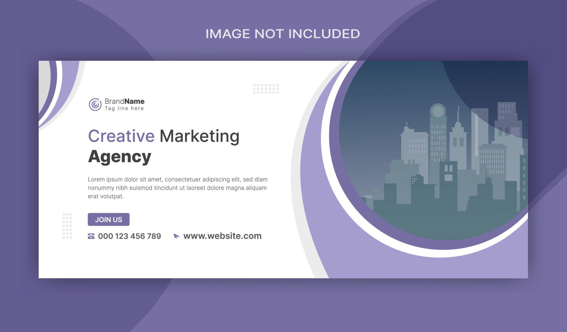 Social Media Marketing Web banner, Digital Marketing Cover Banner Template Free Vector