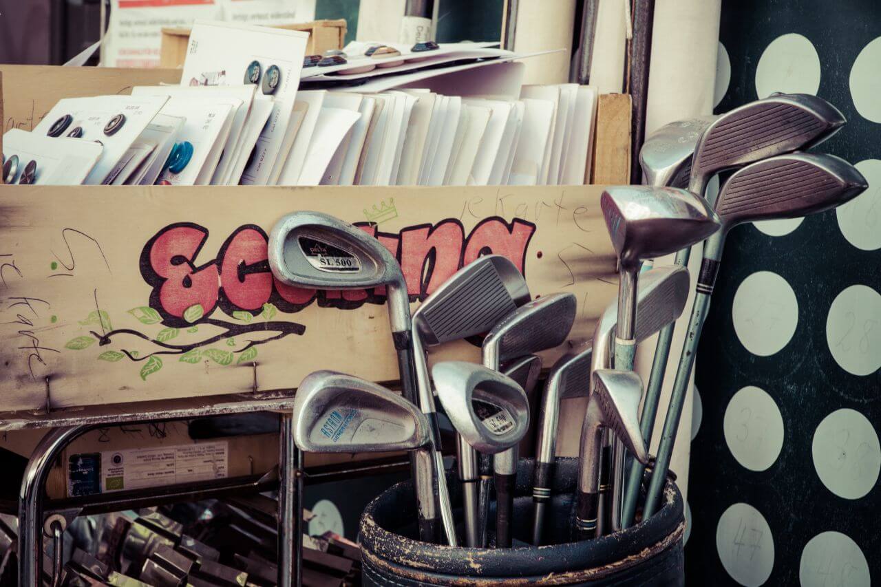 Flea Market Golf Clubs Stock Free