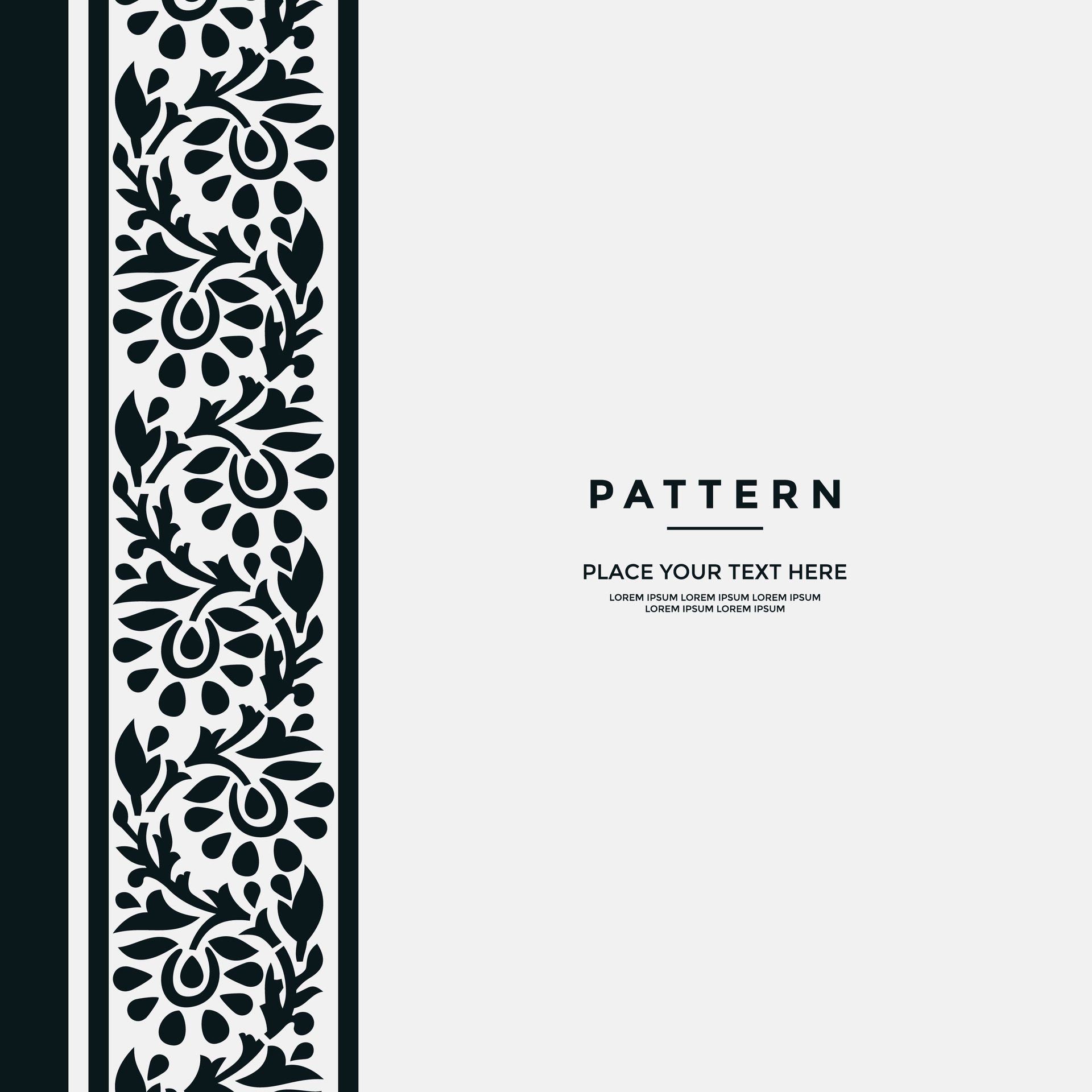 floral pattern traditional design batik pattern Free Vector