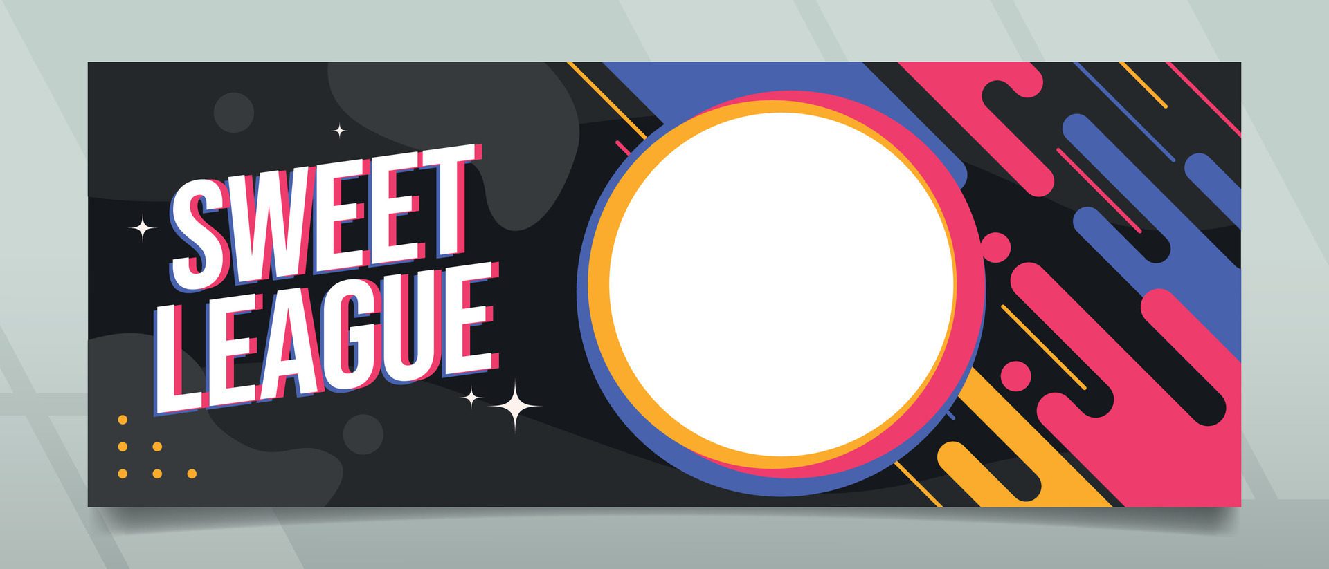 Sweet League Banner Design Free Vector