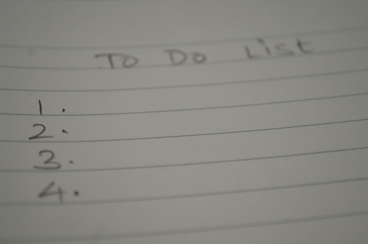 To Do List Paper Stock Free