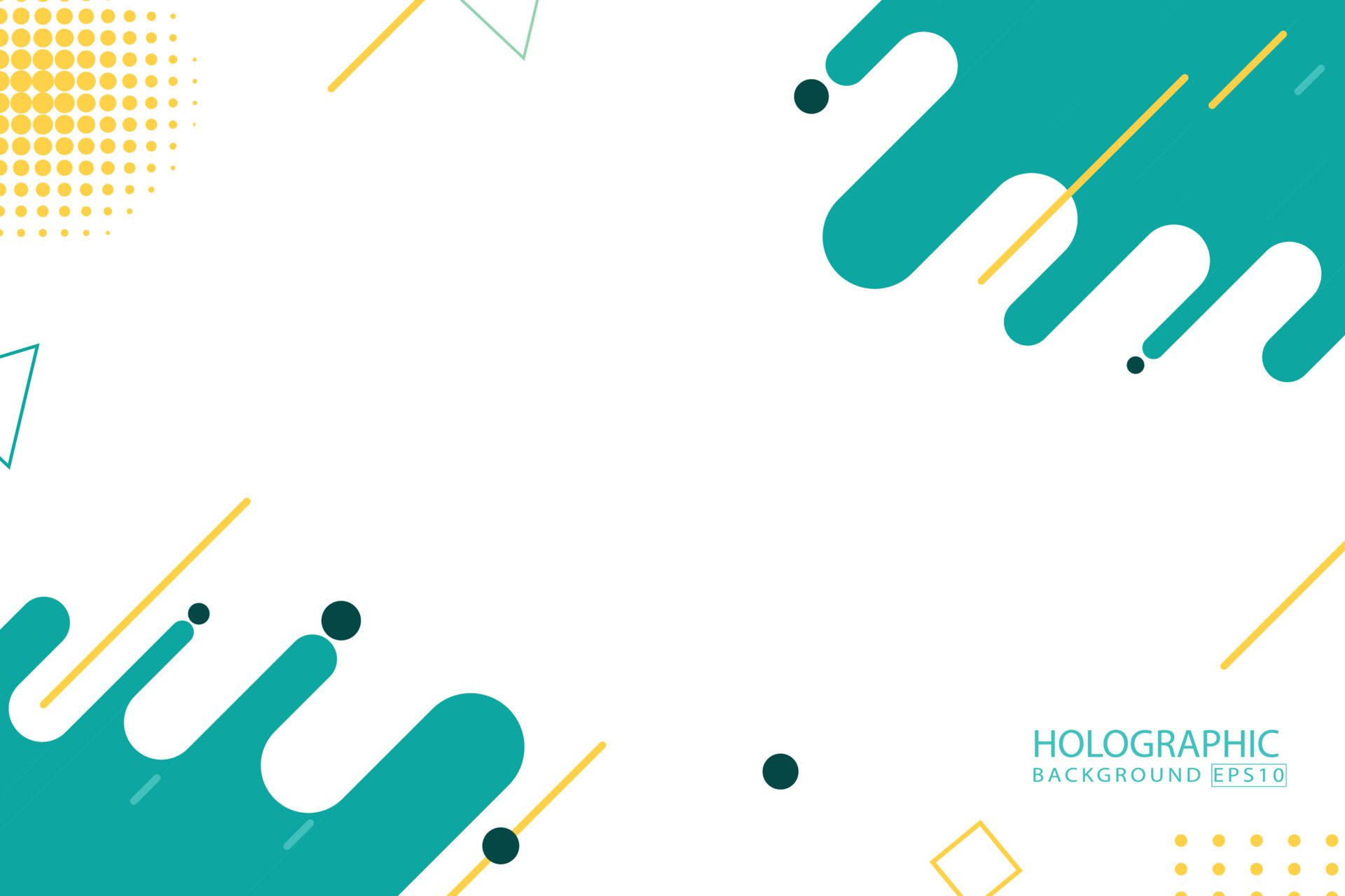 Stylish modern banner design Vector.Holographic background eps 10 Free Vector