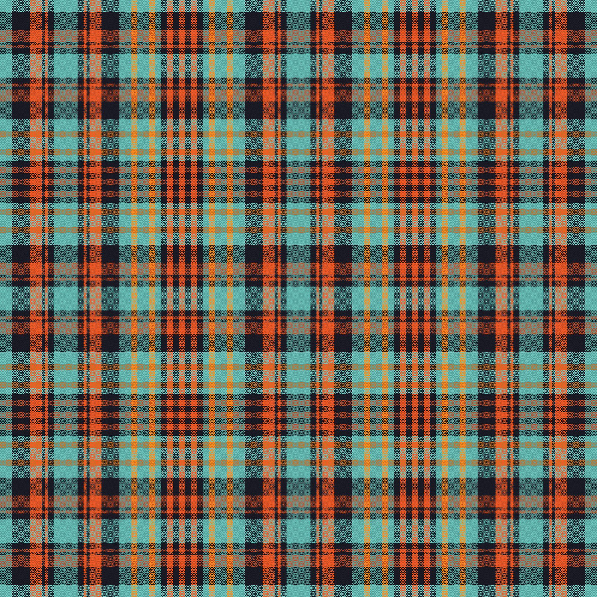 Tartan plaid pattern with texture. Free Vector