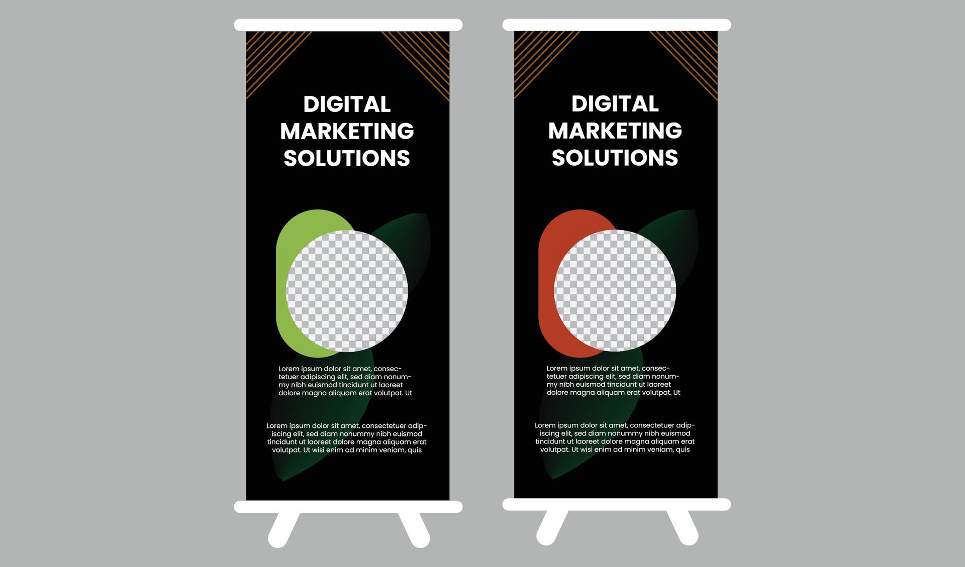 DIGITAL MARKETING ROLL UP BANNER Free Vector