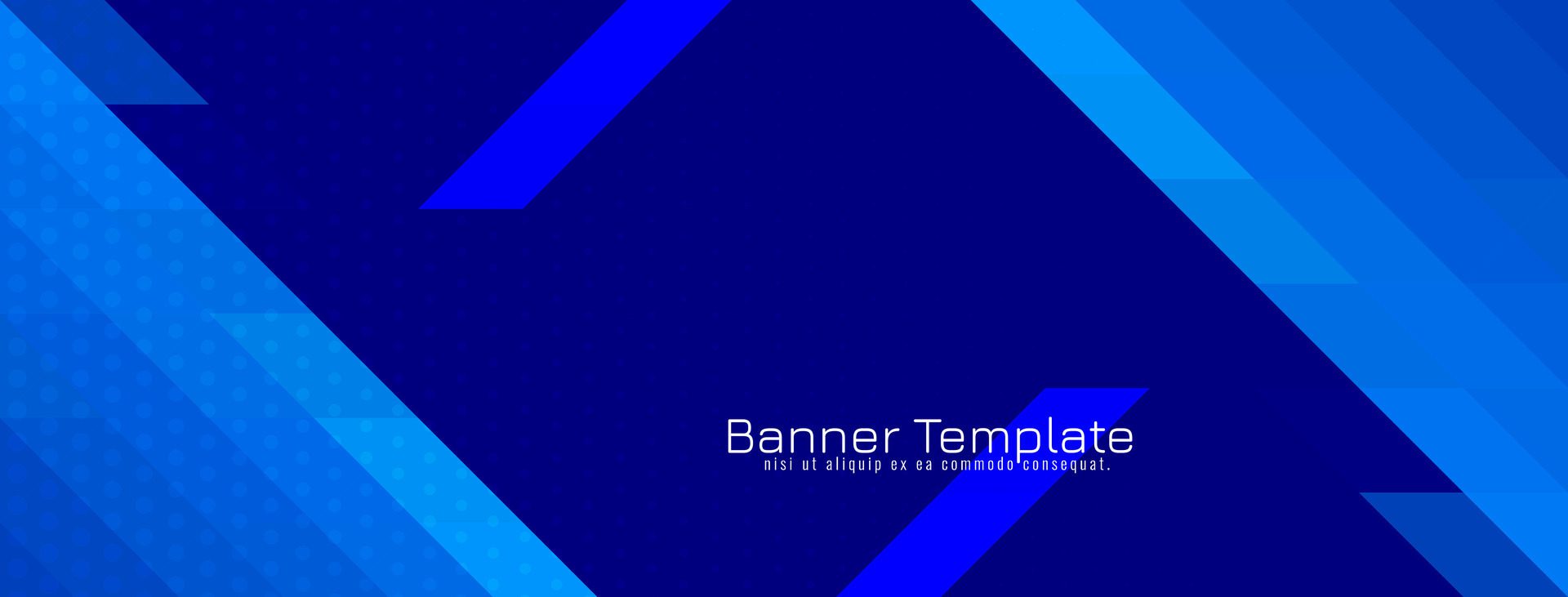 
									Abstract triangular pattern mosaic design blue color banner Free Vector