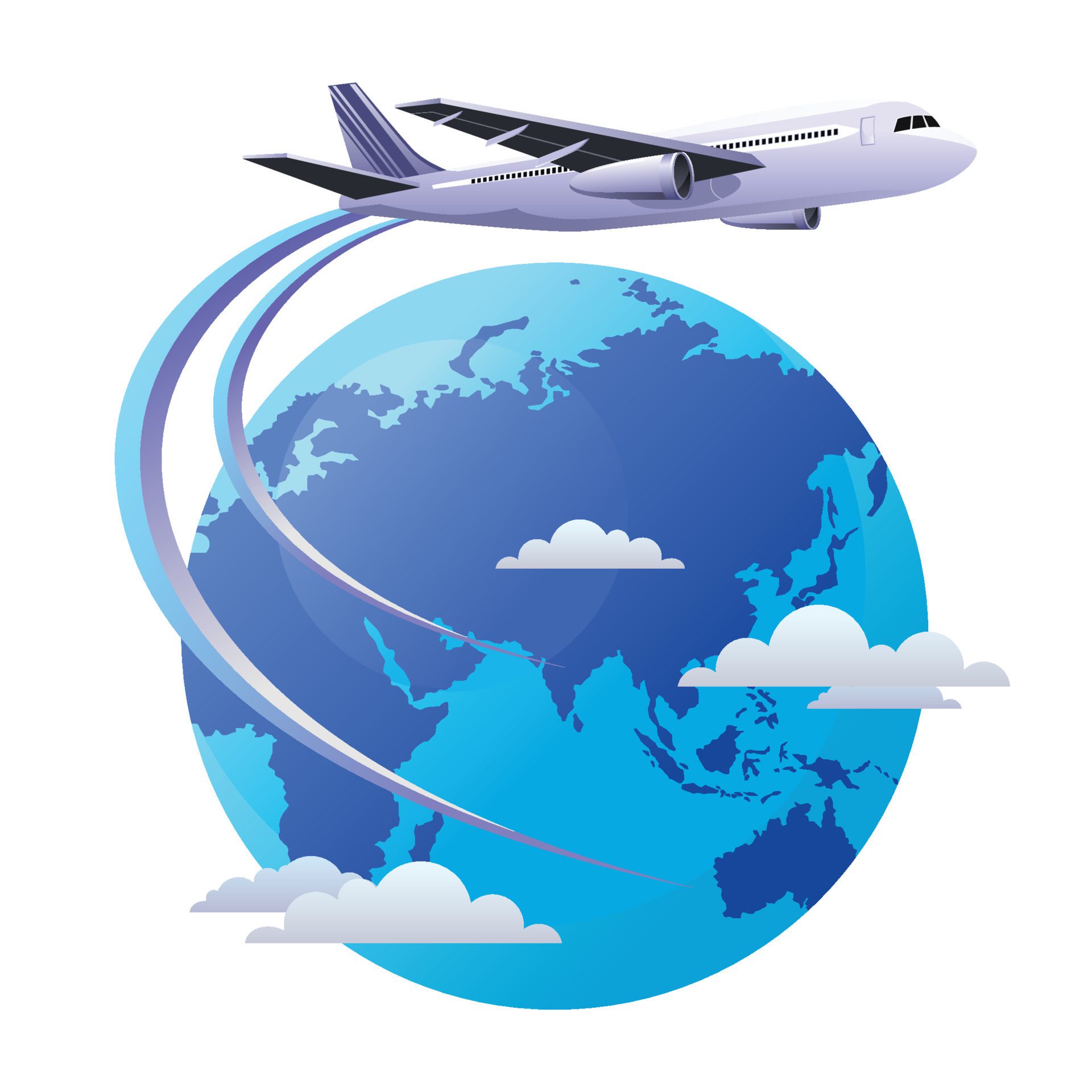 World Travel Vector Illustration. Tour and Travel Graphic design for banners and flyer Free Vector