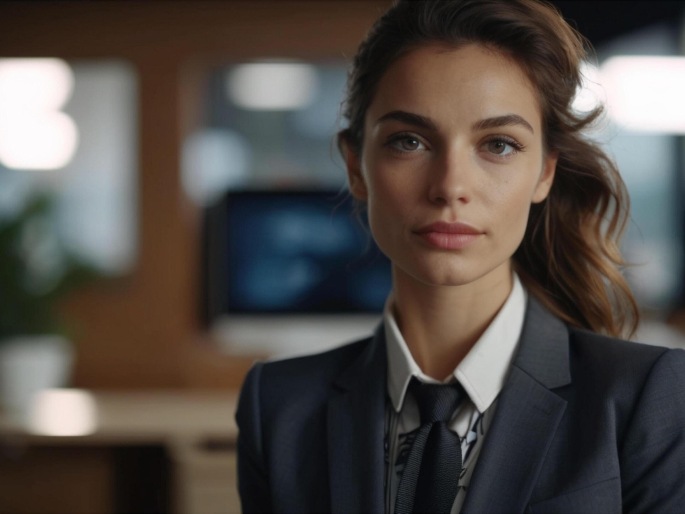 Business Woman in Stylish Suit Stock Free