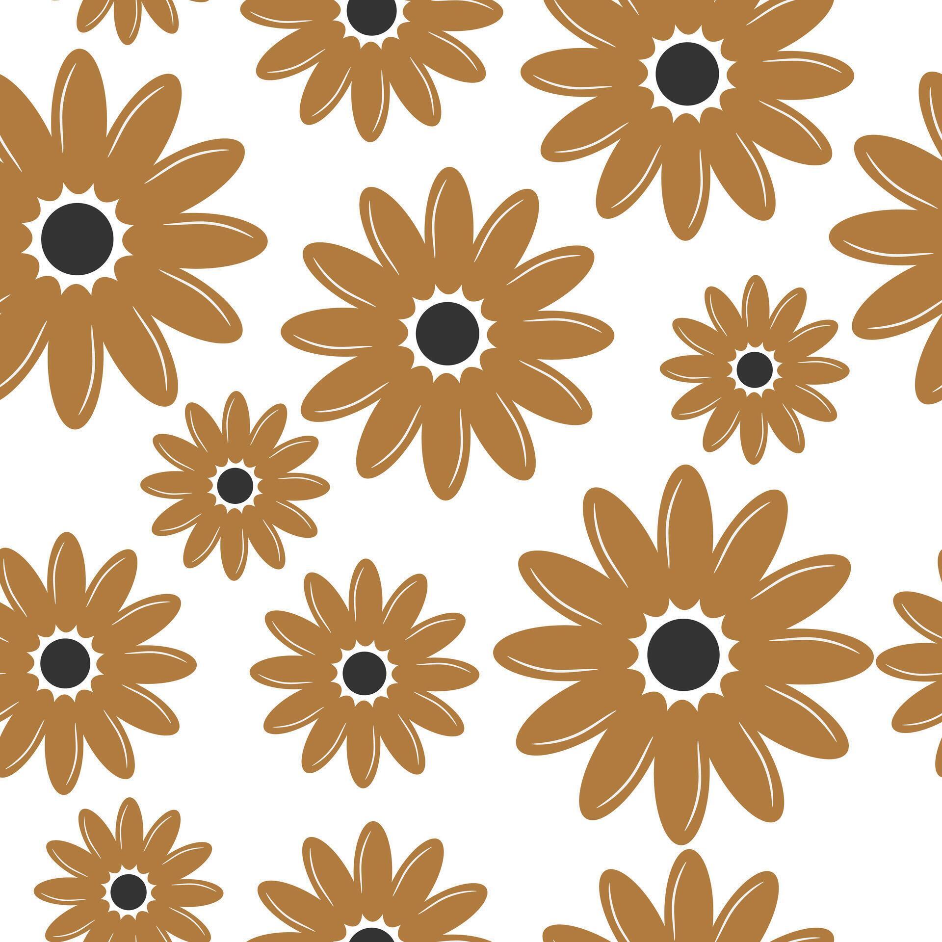 Flower nature seamless pattern background Stock Free