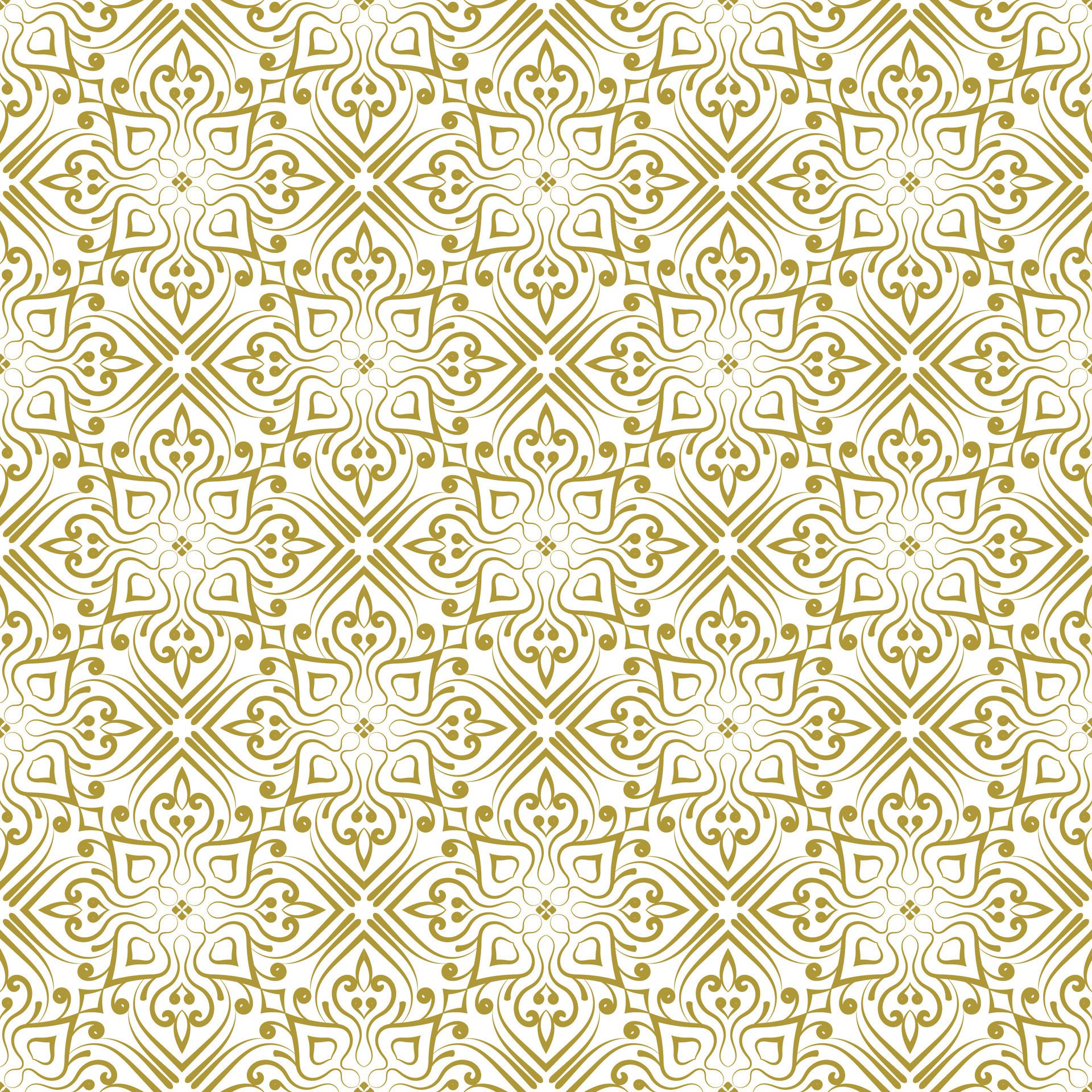 luxury seamless golden pattern style for textile or invitation card template design Free Vector