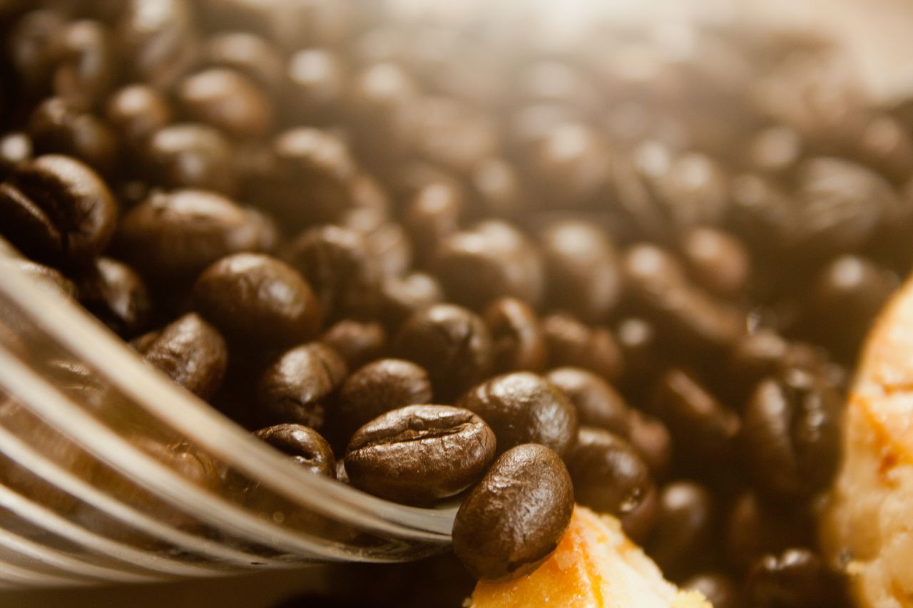 Coffee Beans Bowl Stock Free