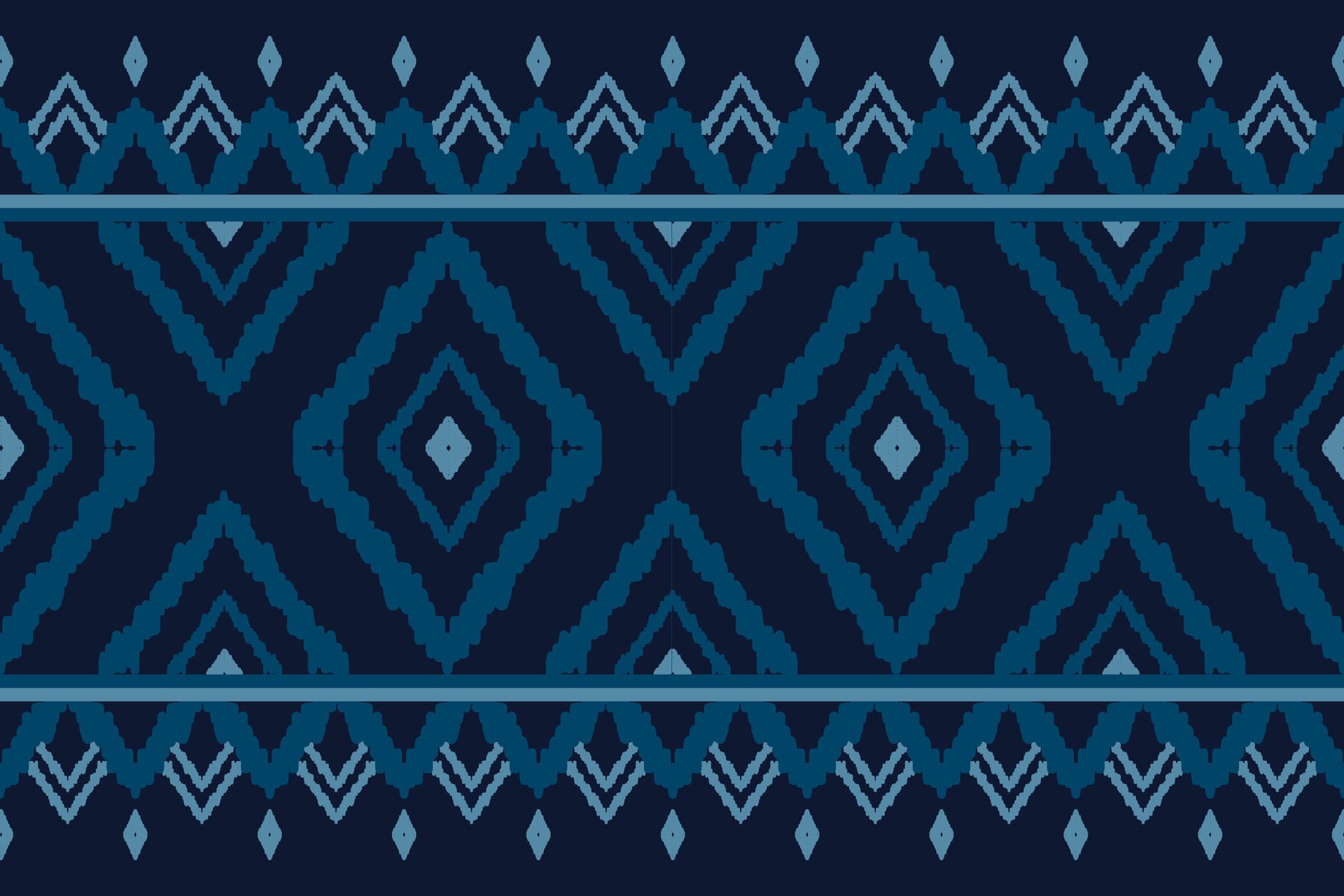 ikat seamless pattern abstract background for textile design. Can be used in fabric design for clothes, textile, fabric, shirt, embroidery Free Vector