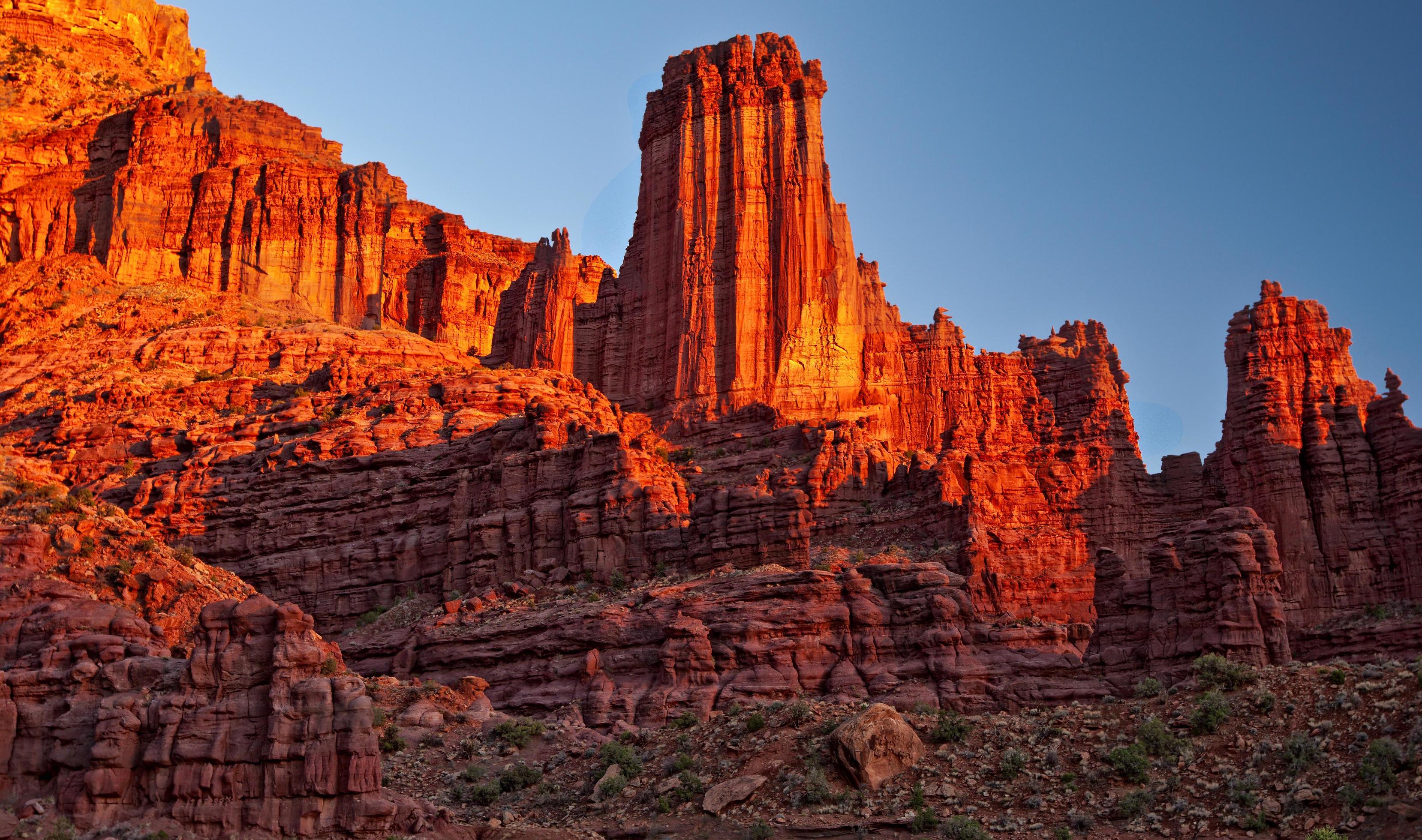 Grand Canyon at golden hour Stock Free