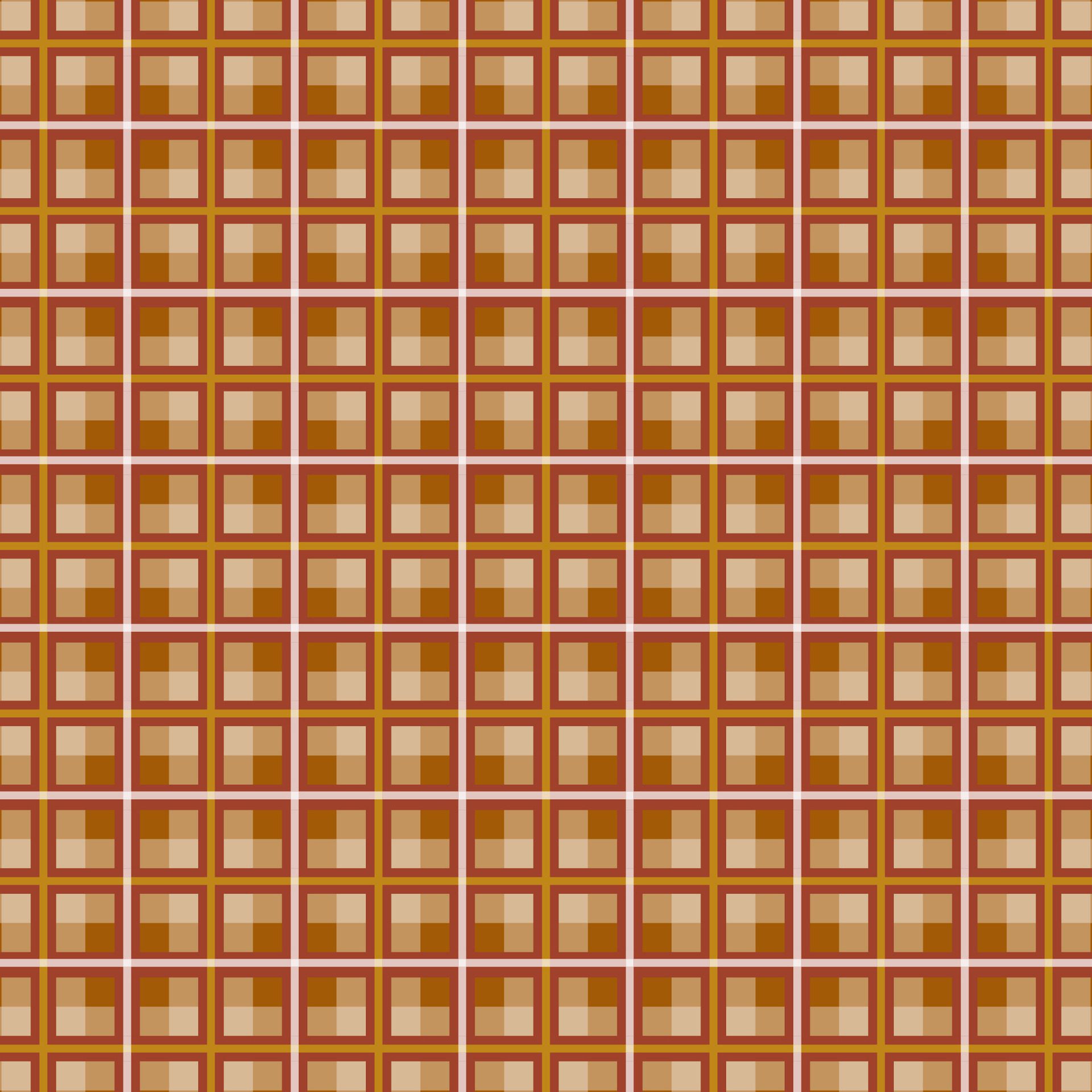 brown batik seamless pattern of squares Free Vector