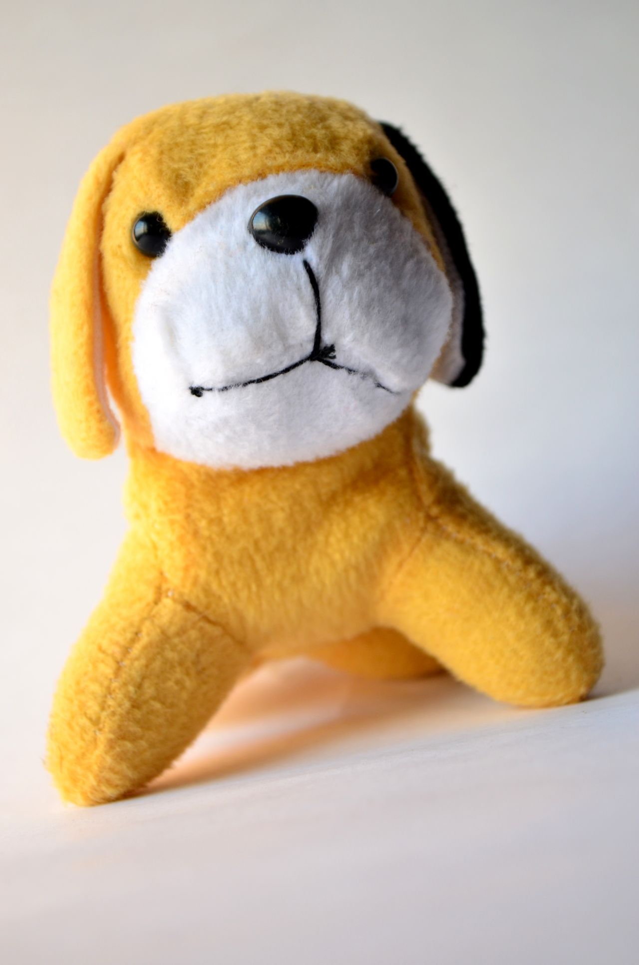 Yellow Dog Soft Toy Stock Free