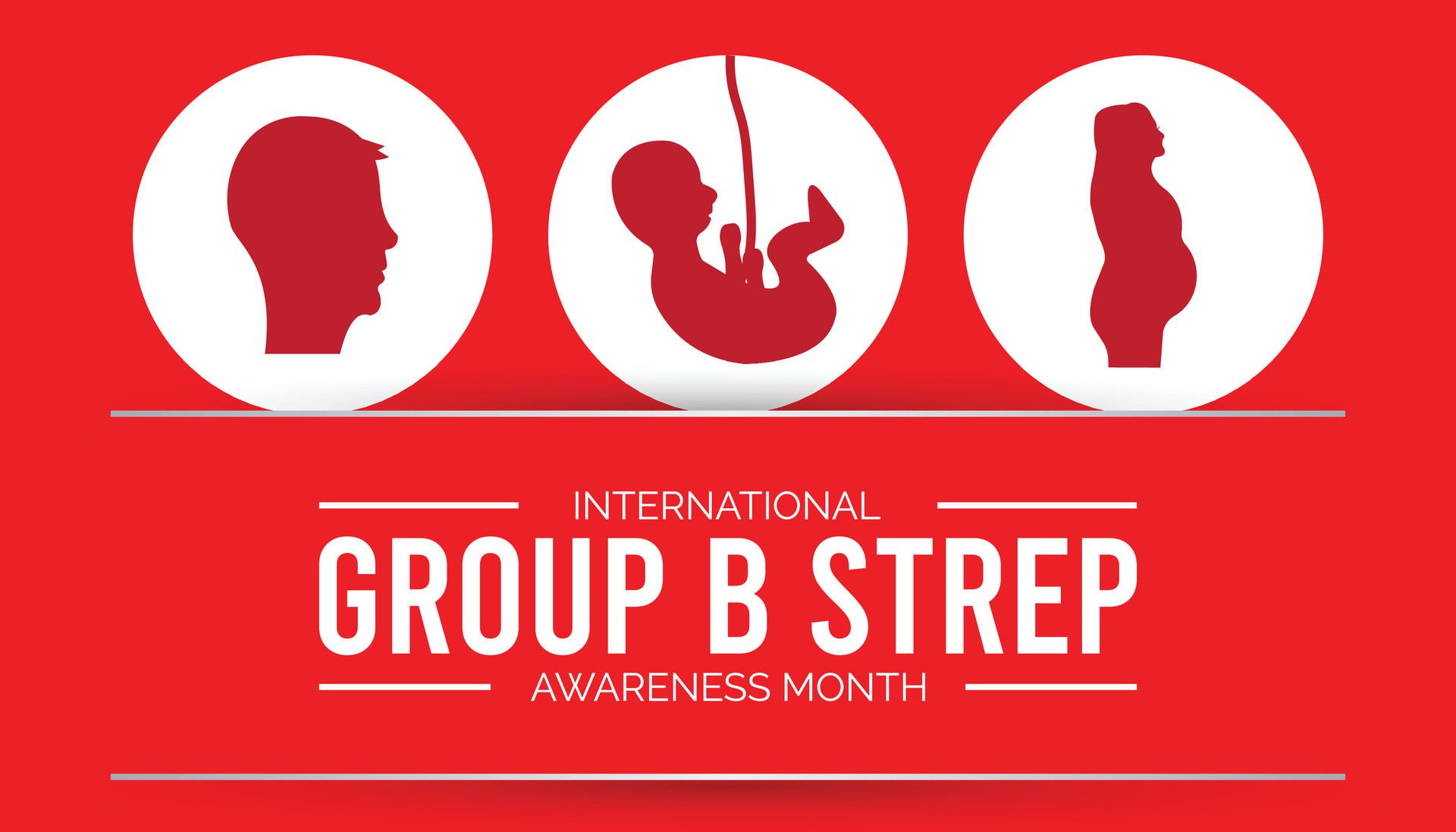 International Group B Strep Awareness Month observed every year in July. Template for background, banner, card, poster with text inscription. Free Vector