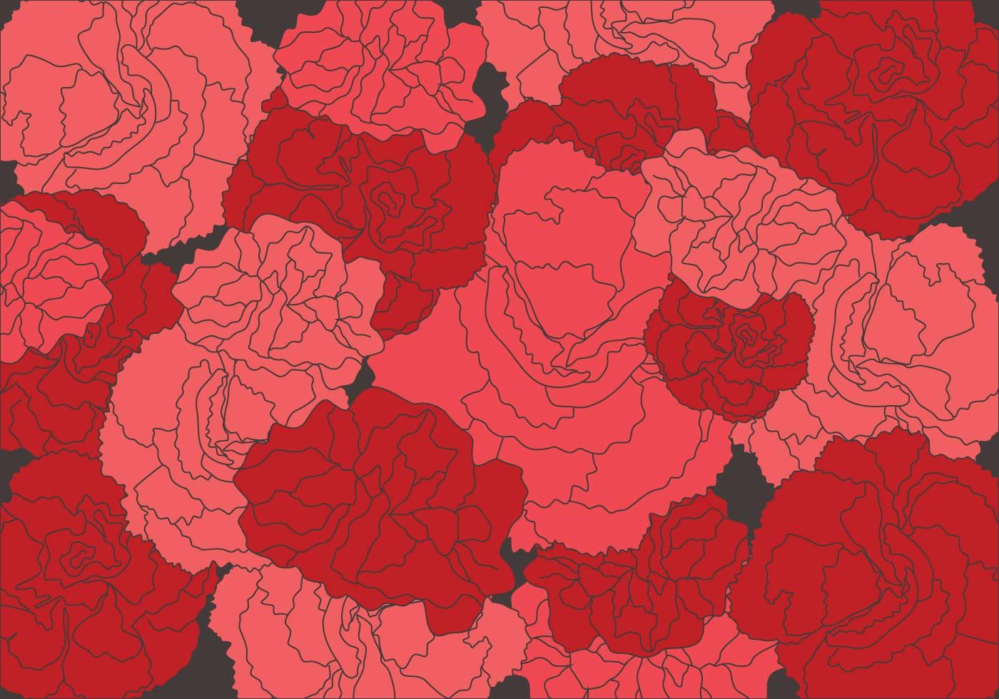 Carnation Pattern Vector Stock Free and Free SVG