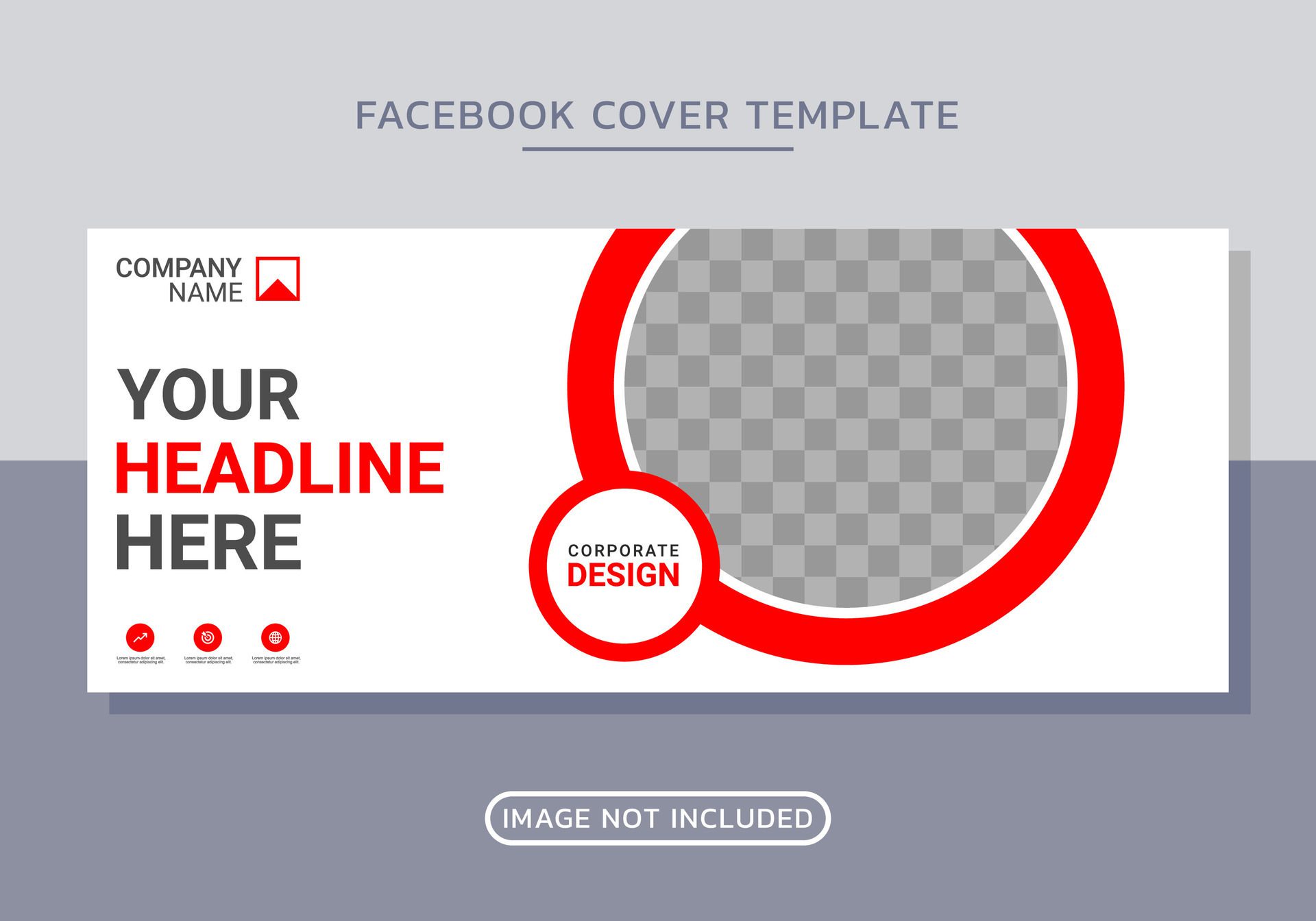 cover and web banner template Free Vector